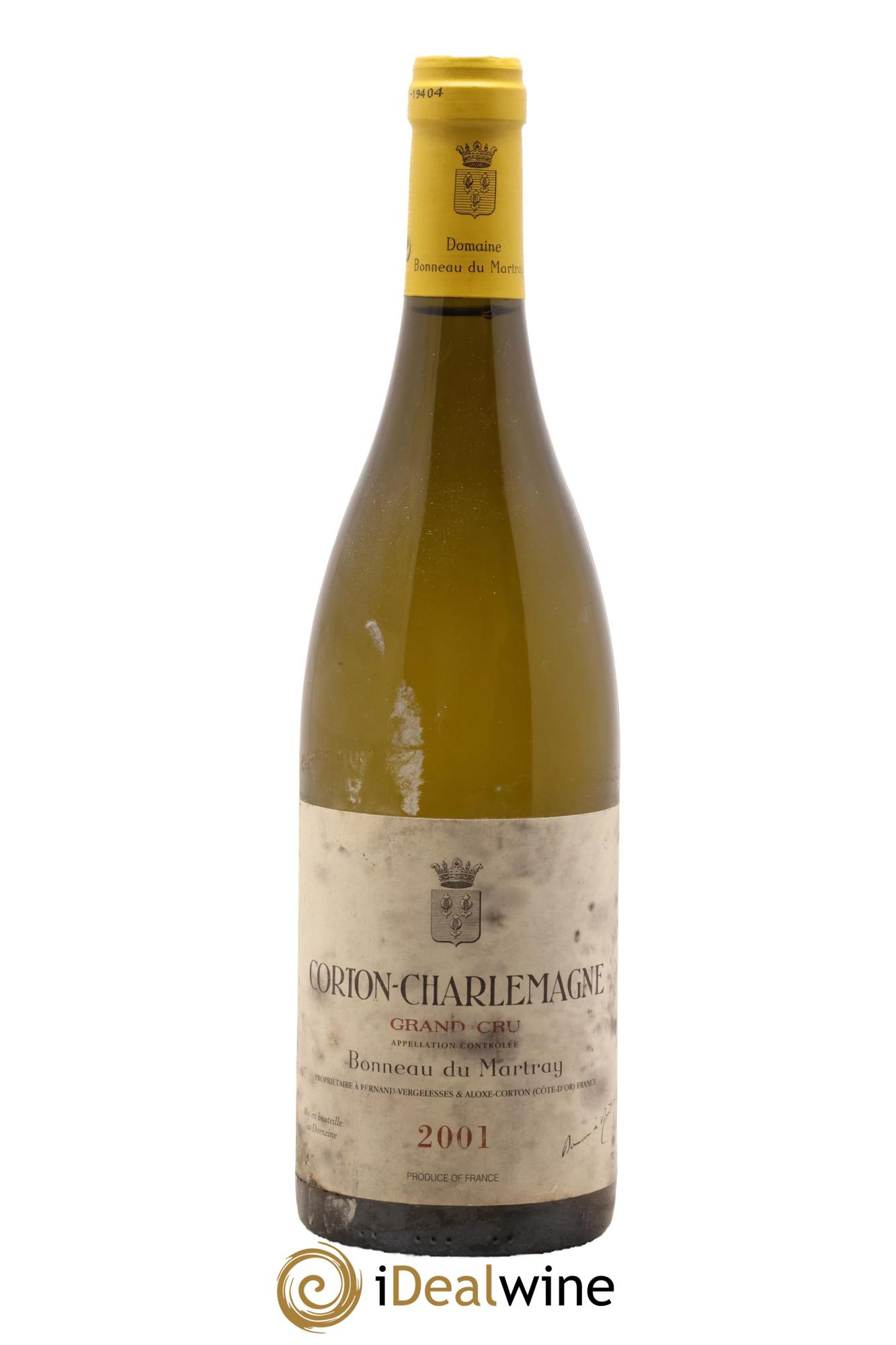 Corton-Charlemagne Grand Cru Bonneau du Martray (Domaine) 2001 - Lot of 1 bottle - 0