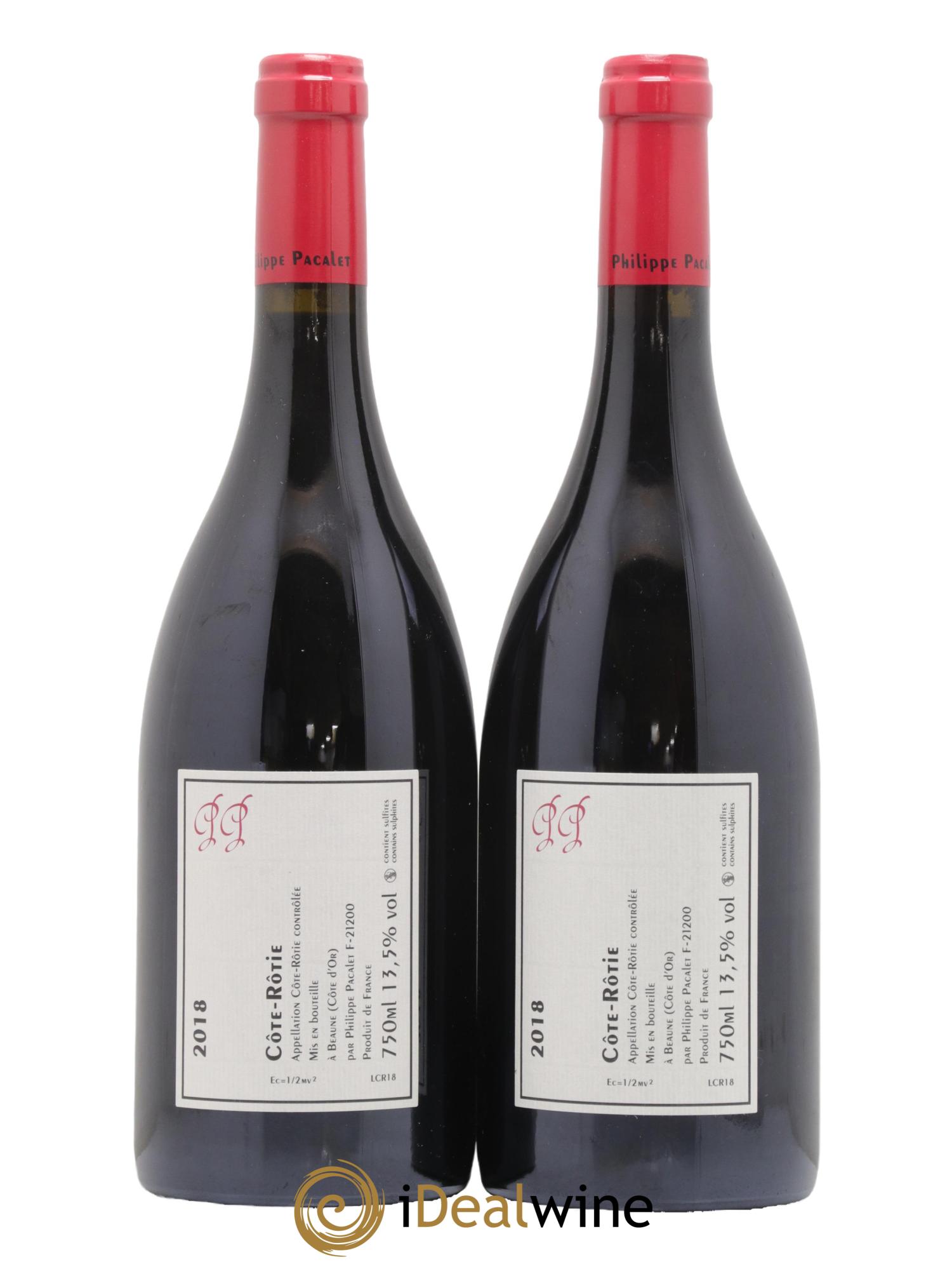 Côte-Rôtie Philippe Pacalet  2018 - Posten von 2 Flaschen - 1