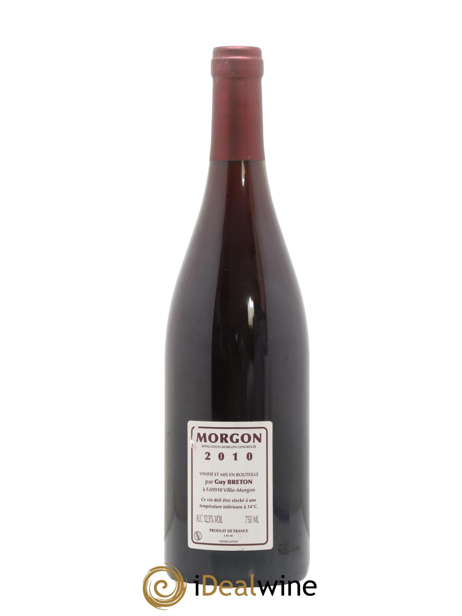 Morgon Ptit Max Guy Breton 2010 - Lot de 1 bouteille - 1