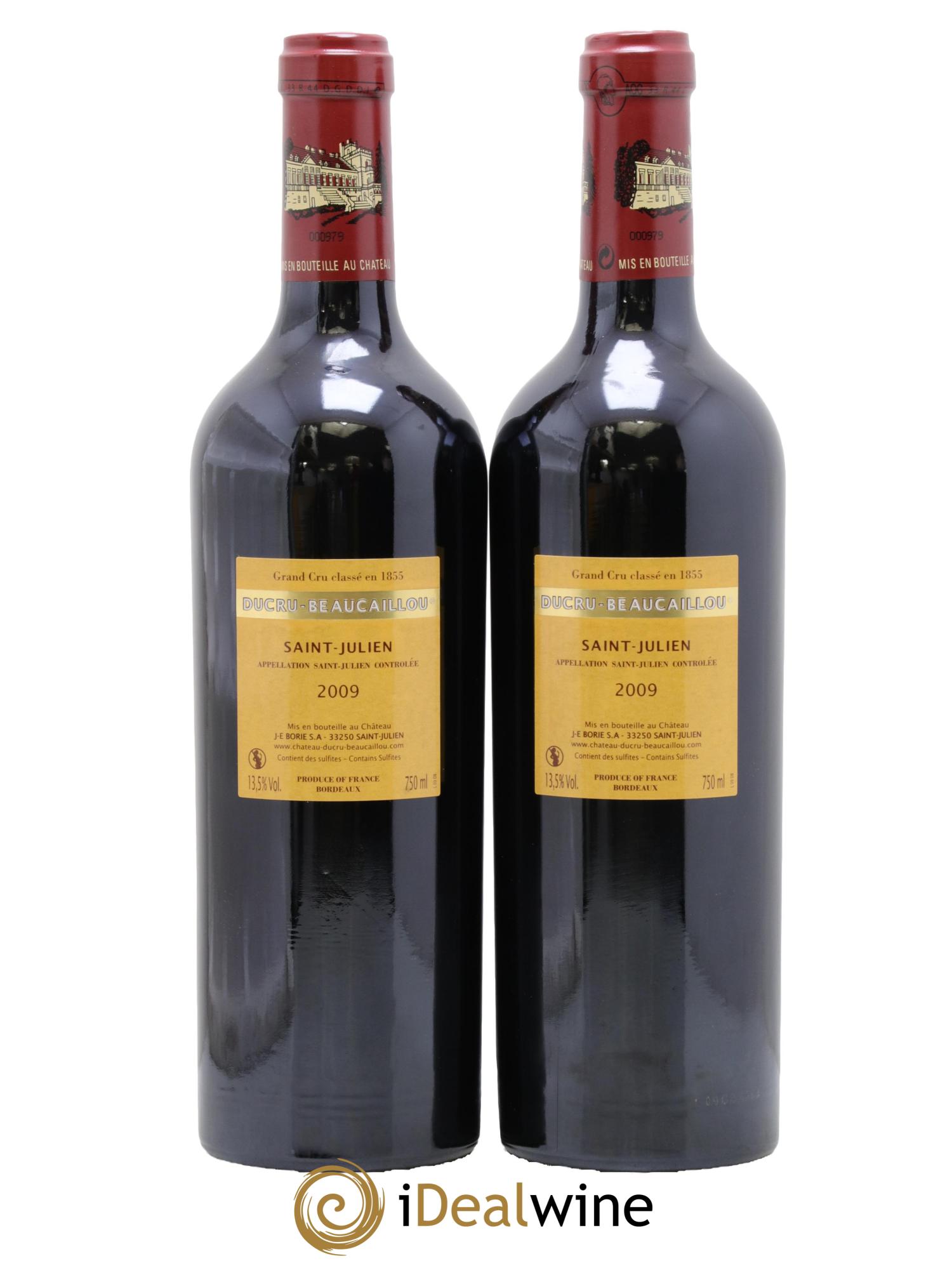 Château Ducru Beaucaillou 2ème Grand Cru Classé 2009 - Lot of 2 bottles - 1
