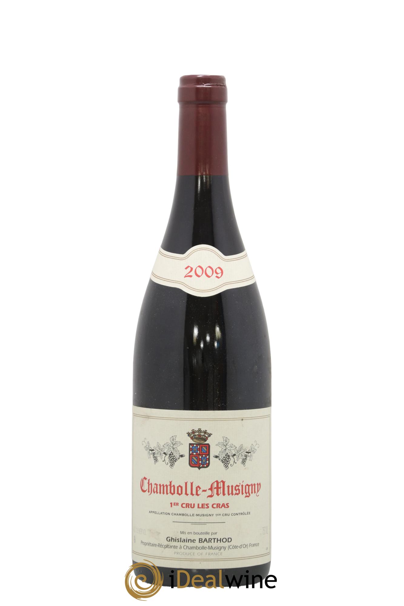 Chambolle-Musigny 1er Cru Les Cras Ghislaine Barthod 2009 - Lot de 1 bouteille - 0