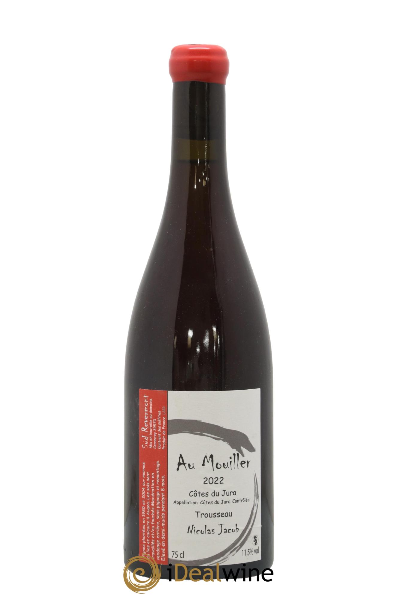 Côtes du Jura Trousseau Au Mouiller Nicolas Jacob 2022 - Lot de 1 bouteille - 0