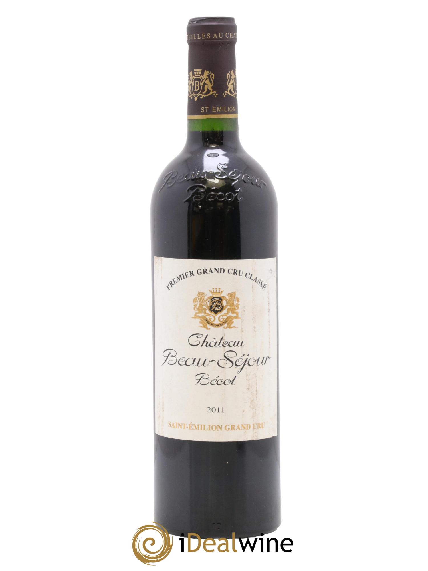 Château Beau-Séjour Bécot 1er Grand Cru Classé B 2011 - Posten von 1 Flasche - 0