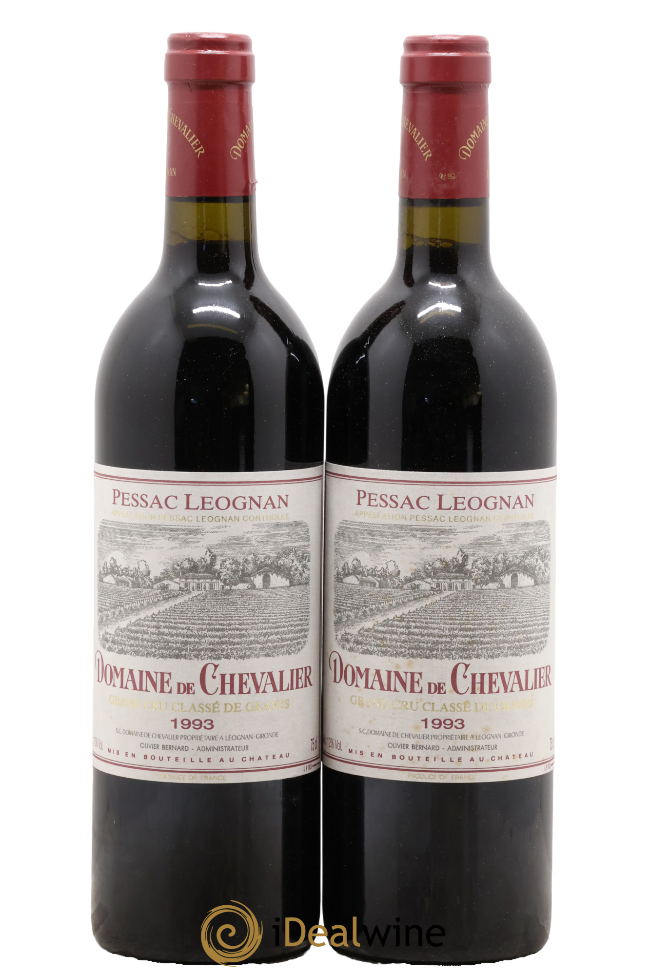 Domaine de Chevalier Cru Classé de Graves 1993 - Posten von 2 Flaschen - 0
