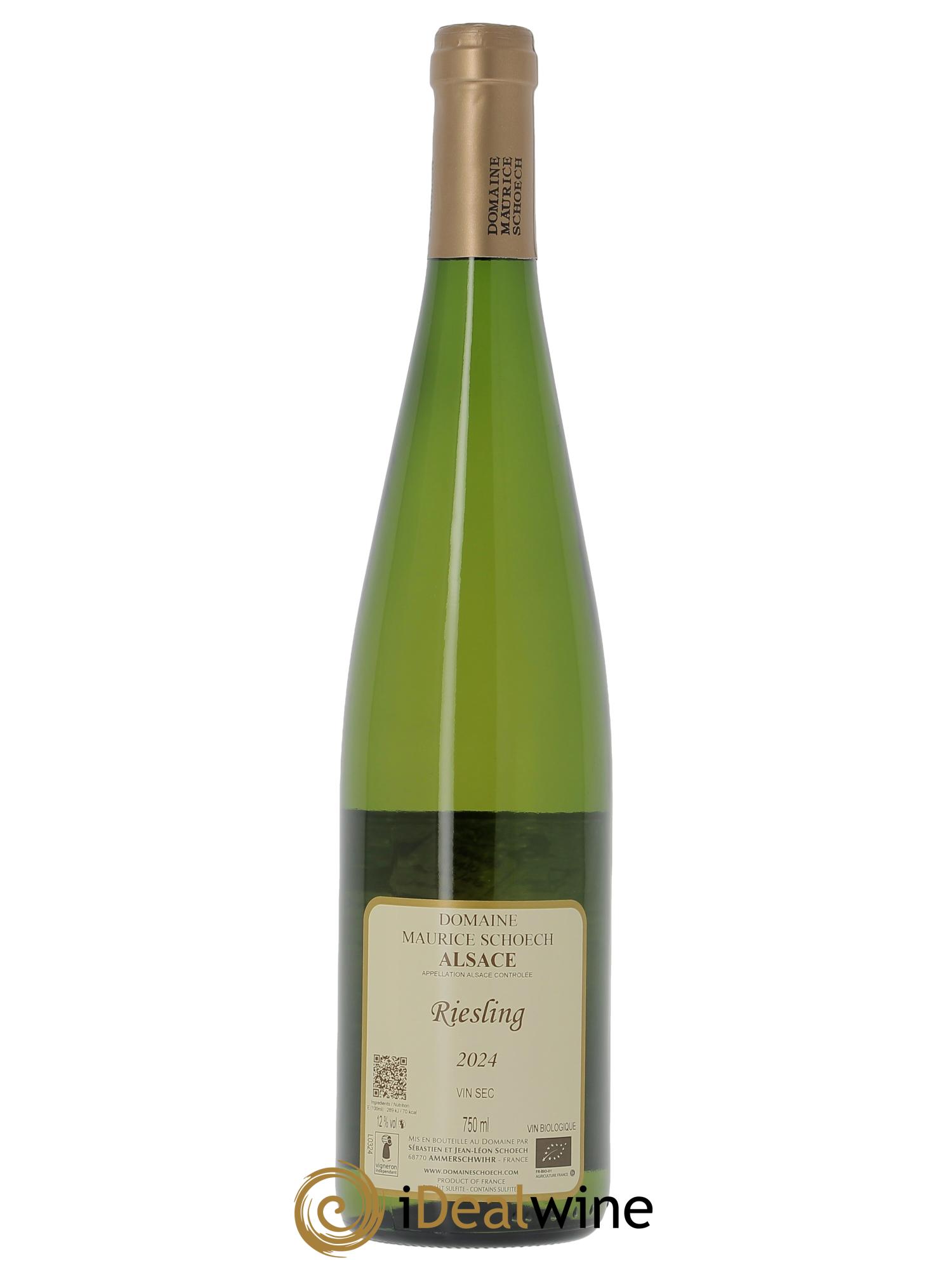 Alsace Riesling Maurice Schoech (Domaine) 2024 - Lot de 1 bouteille - 1