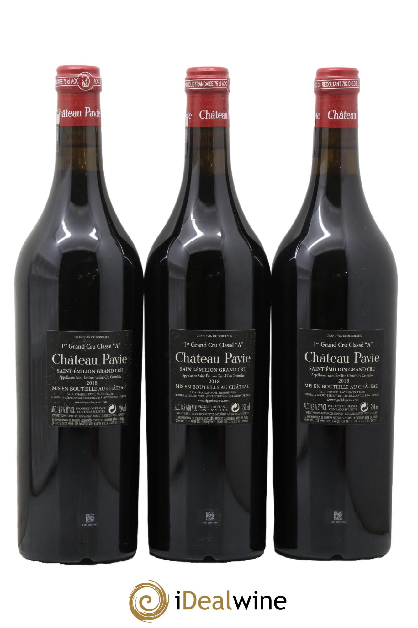 Château Pavie 1er Grand Cru Classé A 2018 - Lotto di 6 bottiglie - 4