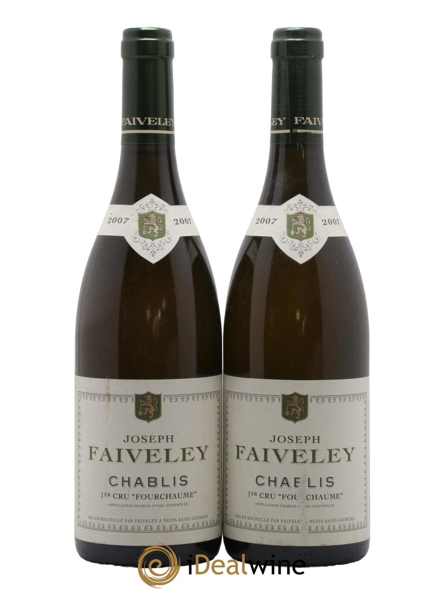 Chablis 1er Cru Fourchaume Joseph Faiveley 2007 - Lot de 2 bouteilles - 0