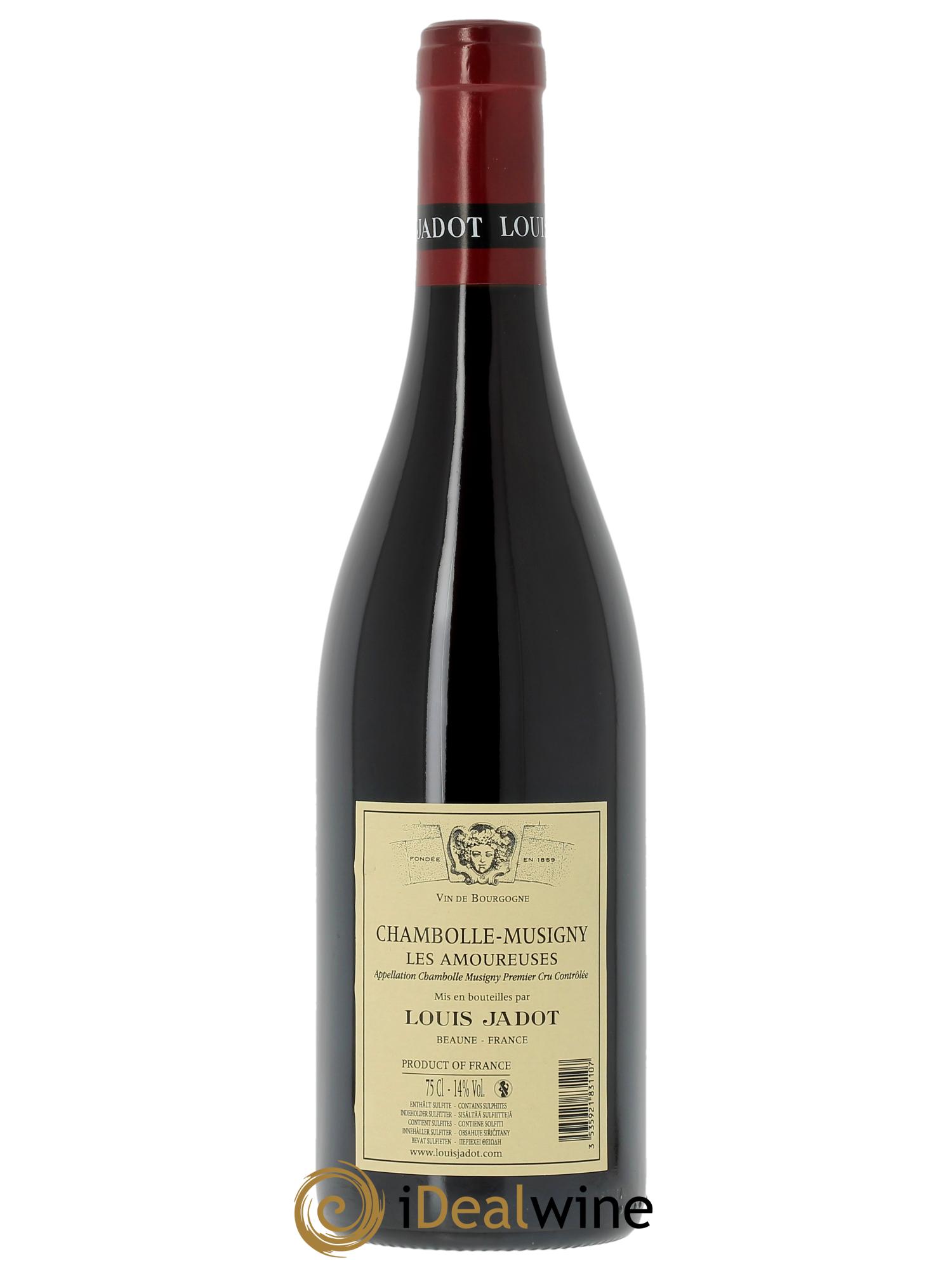 Chambolle-Musigny 1er Cru Les Amoureuses Domaine Louis Jadot (CBO à partir de 3 bts) 2023 - Lot de 1 bouteille - 1
