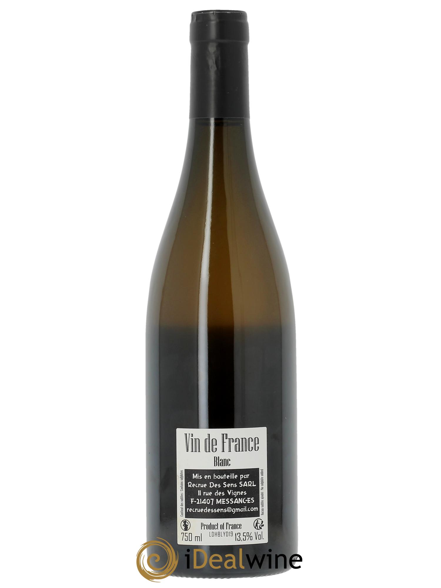 Vin de France DH Yann Durieux - Recrue des Sens 2019 - Lot de 1 bouteille - 1