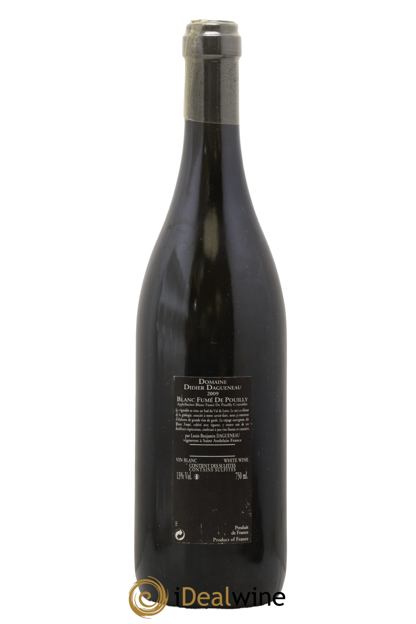 Vin de France (anciennement Pouilly-Fumé) Silex Dagueneau (Domaine Didier - Louis-Benjamin) 2009 - Lot of 1 bottle - 1