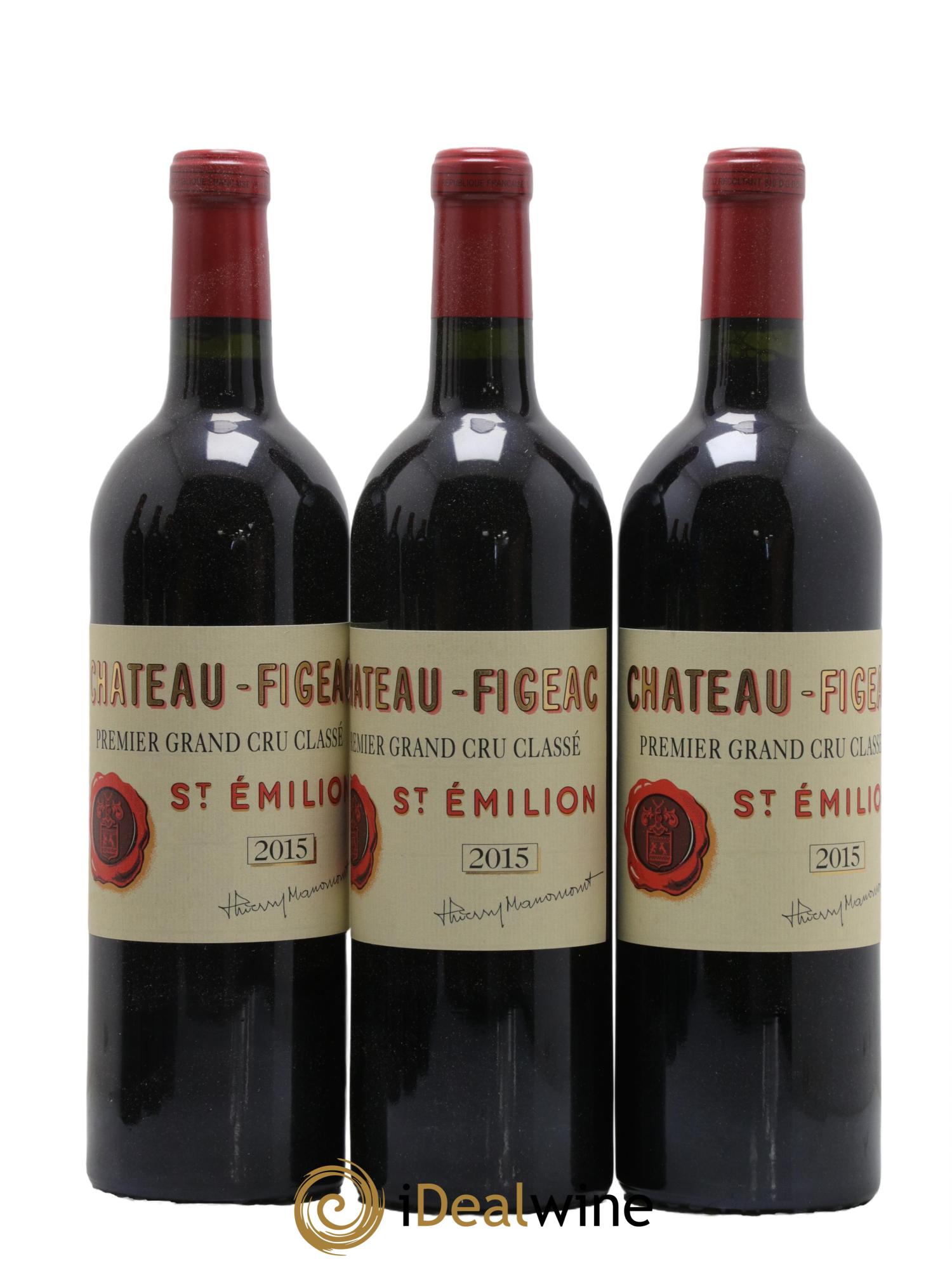 Château Figeac 1er Grand Cru Classé A  2015 - Lotto di 6 bottiglie - 3