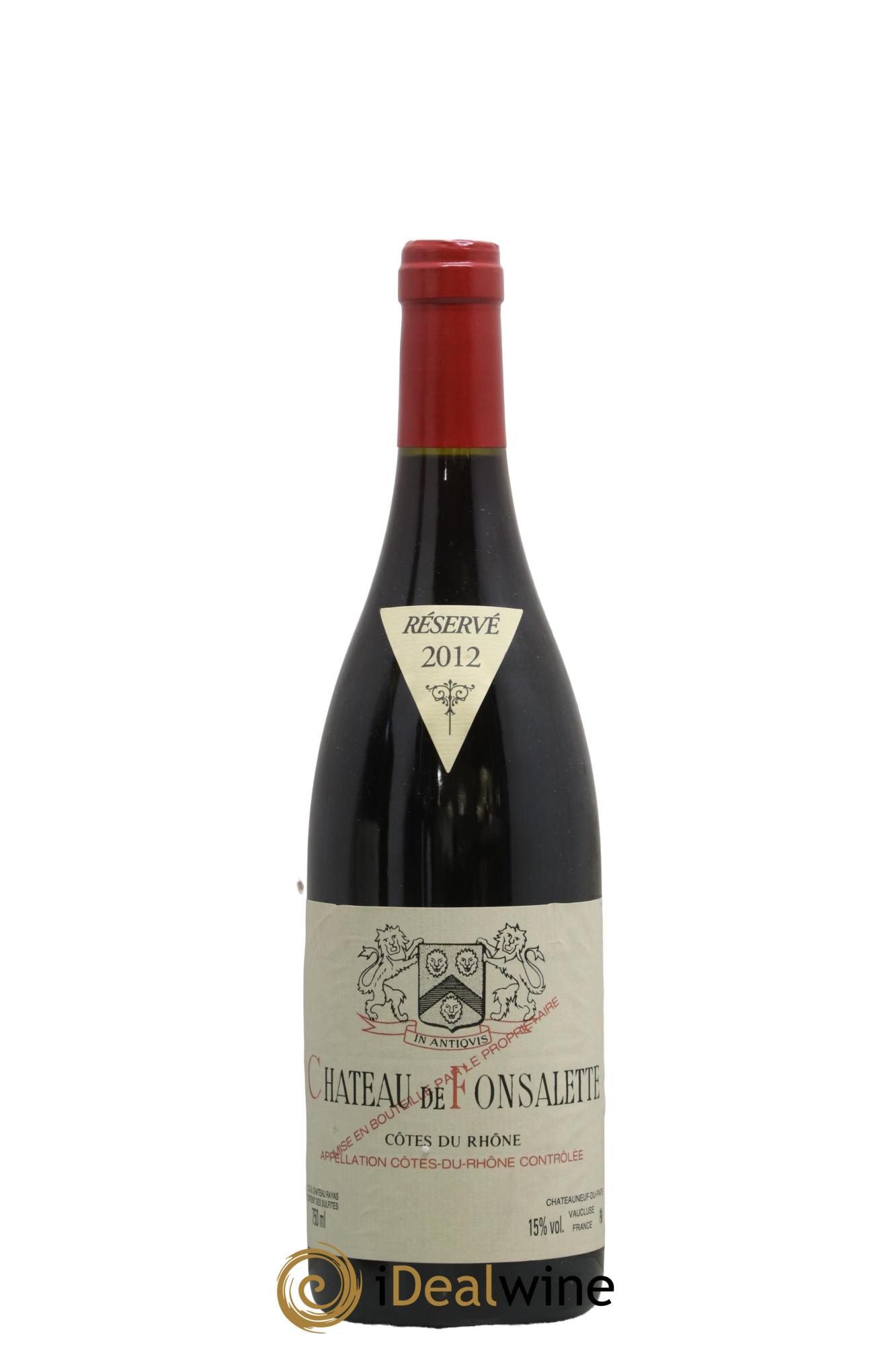 Côtes-du-Rhône Château de Fonsalette Emmanuel Reynaud 2012 - Posten von 1 Flasche - 0