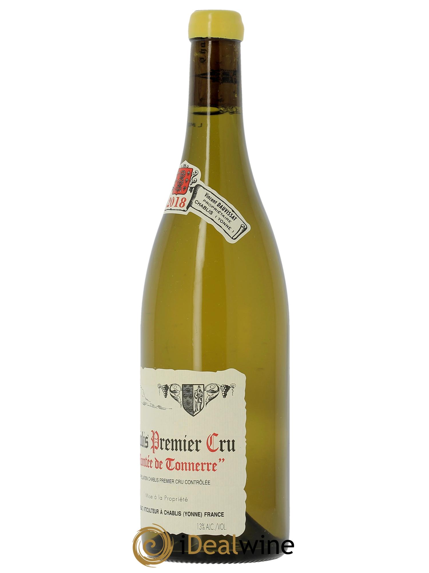 Chablis 1er Cru Montée de Tonnerre Vincent Dauvissat (Domaine)  2018 - Lotto di 1 bottiglia - 2