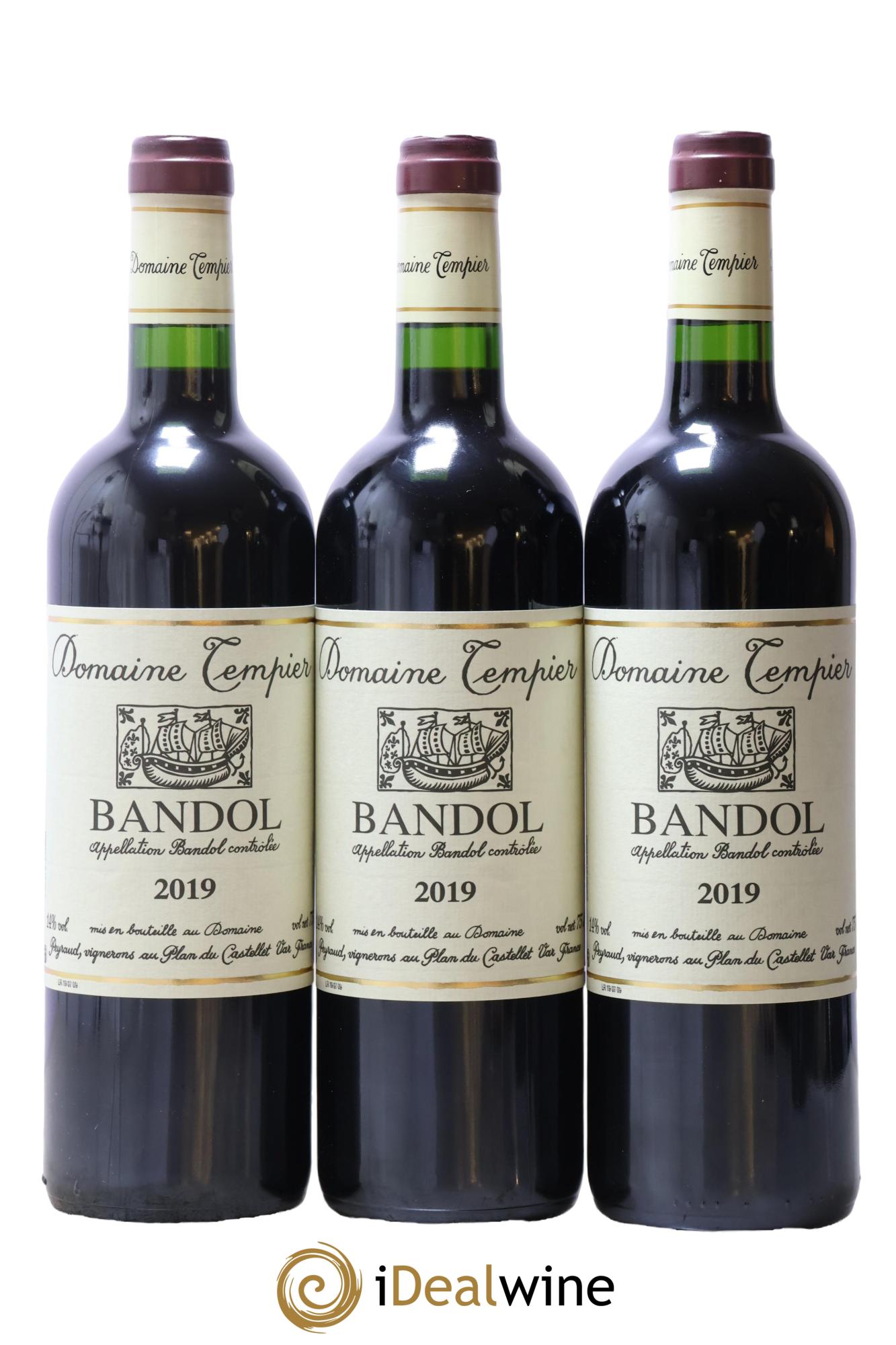 Bandol Domaine Tempier Famille Peyraud 2019 - Lot de 3 bouteilles - 0