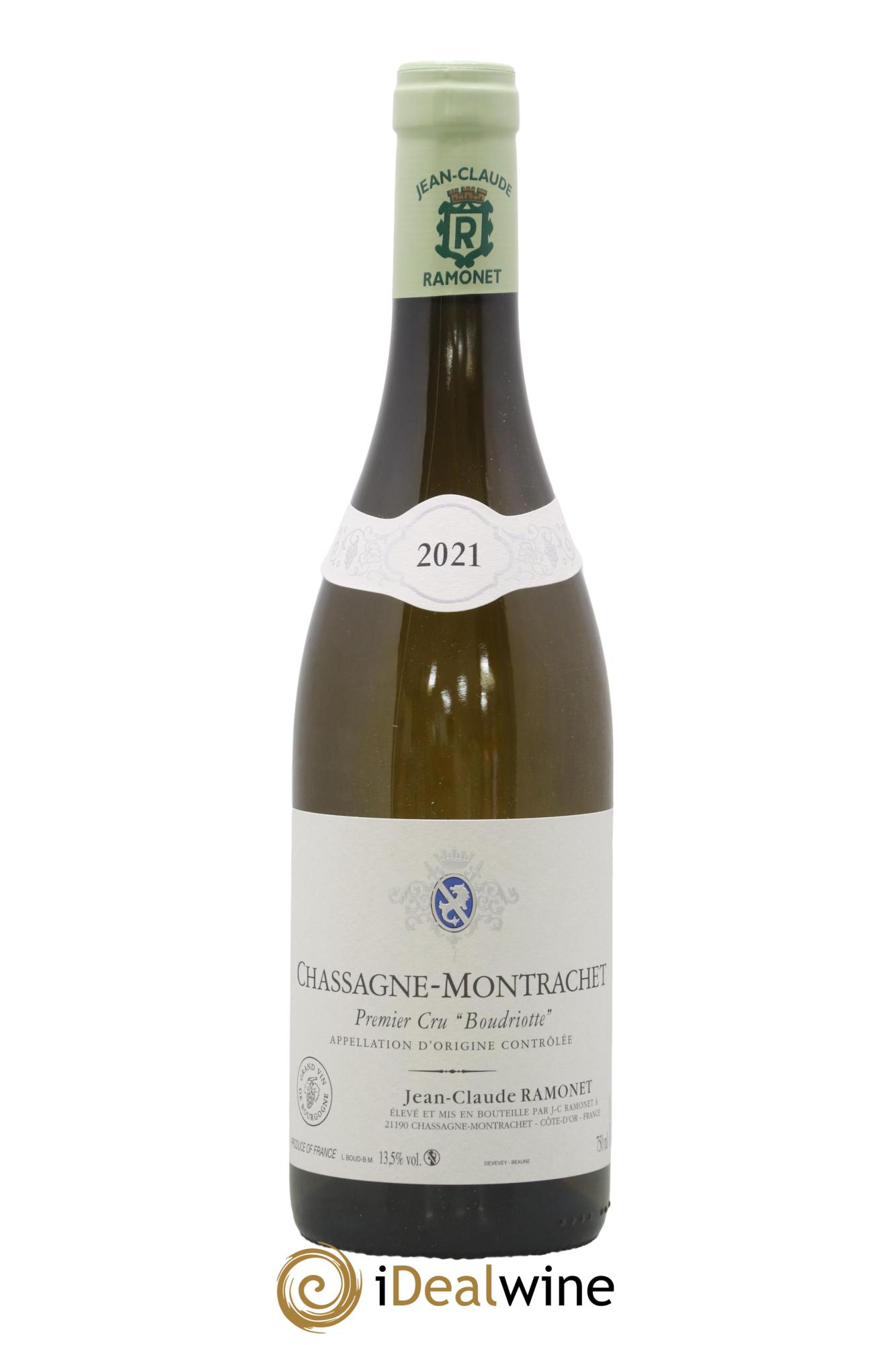 Chassagne-Montrachet 1er Cru Boudriotte Ramonet (Domaine) 2021 - Lot de 1 bouteille - 0