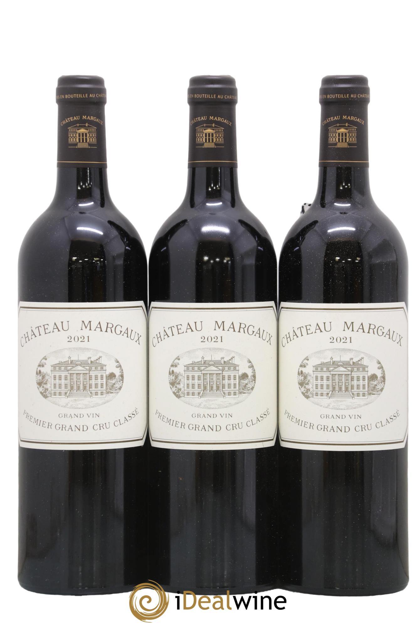 Château Margaux 1er Grand Cru Classé  2021 - Lot de 3 bouteilles - 0