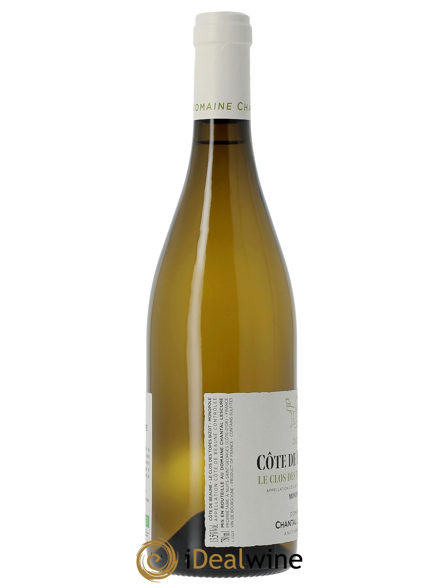 Côte de Beaune Clos des Topes Bizot Chantal Lescure  2023 - Lotto di 1 bottiglia - 1
