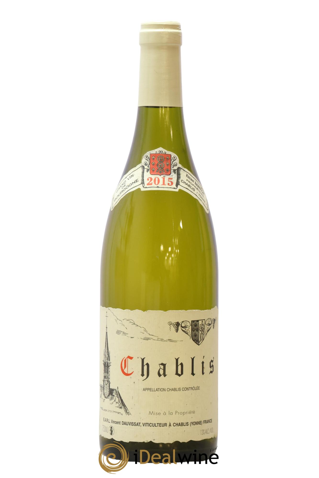 Chablis Vincent Dauvissat (Domaine) 2015 - Posten von 1 Flasche - 0