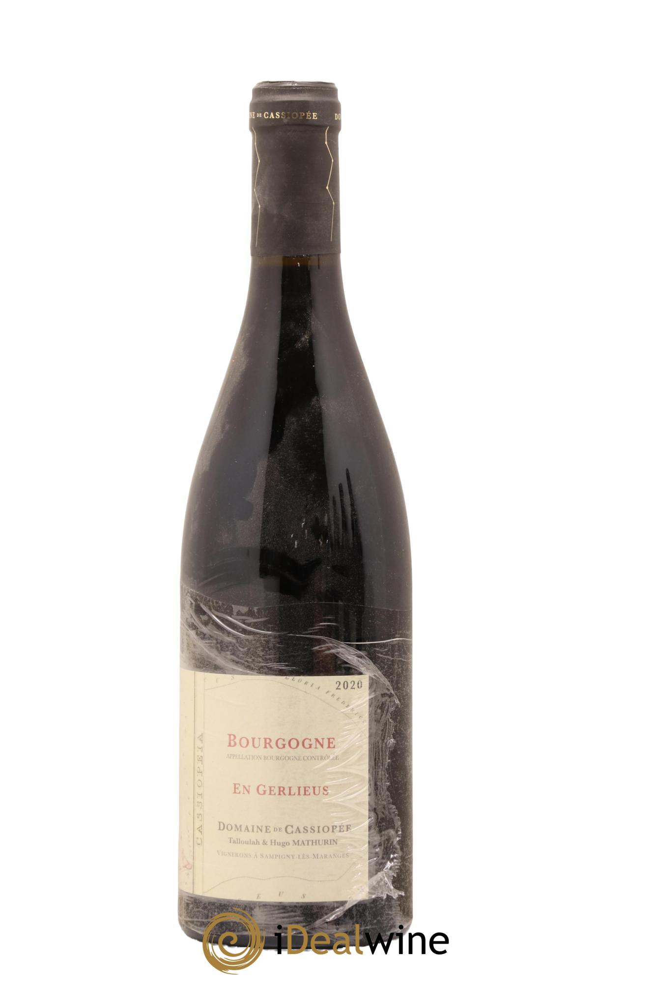 Bourgogne En Gerlieus Domaine de Cassiopée 2020 - Lot of 1 bottle - 1