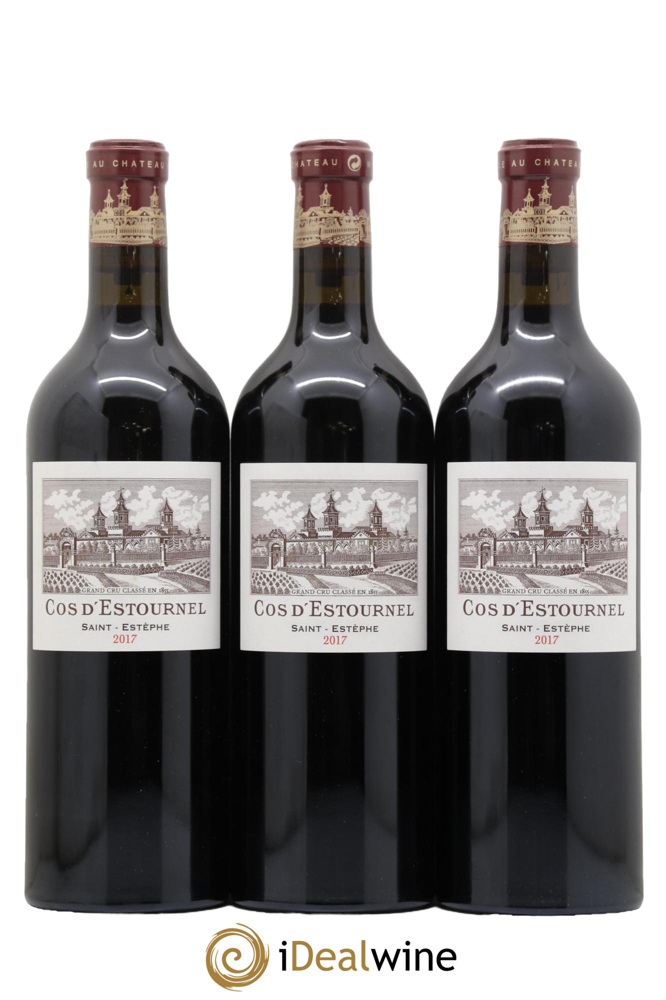 Cos d'Estournel 2ème Grand Cru Classé 2017 - Lot de 3 bouteilles - 0