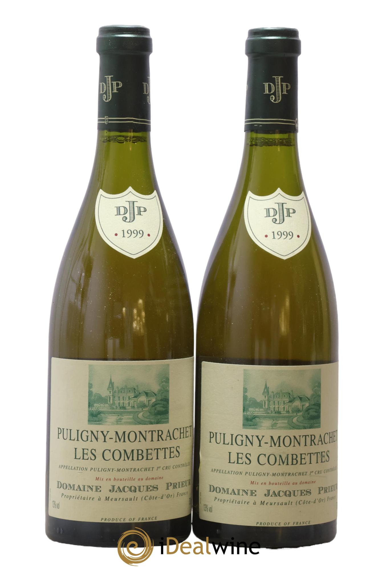 Puligny-Montrachet 1er Cru Les Combettes Jacques Prieur (Domaine) 1999 - Lot de 2 bouteilles - 0