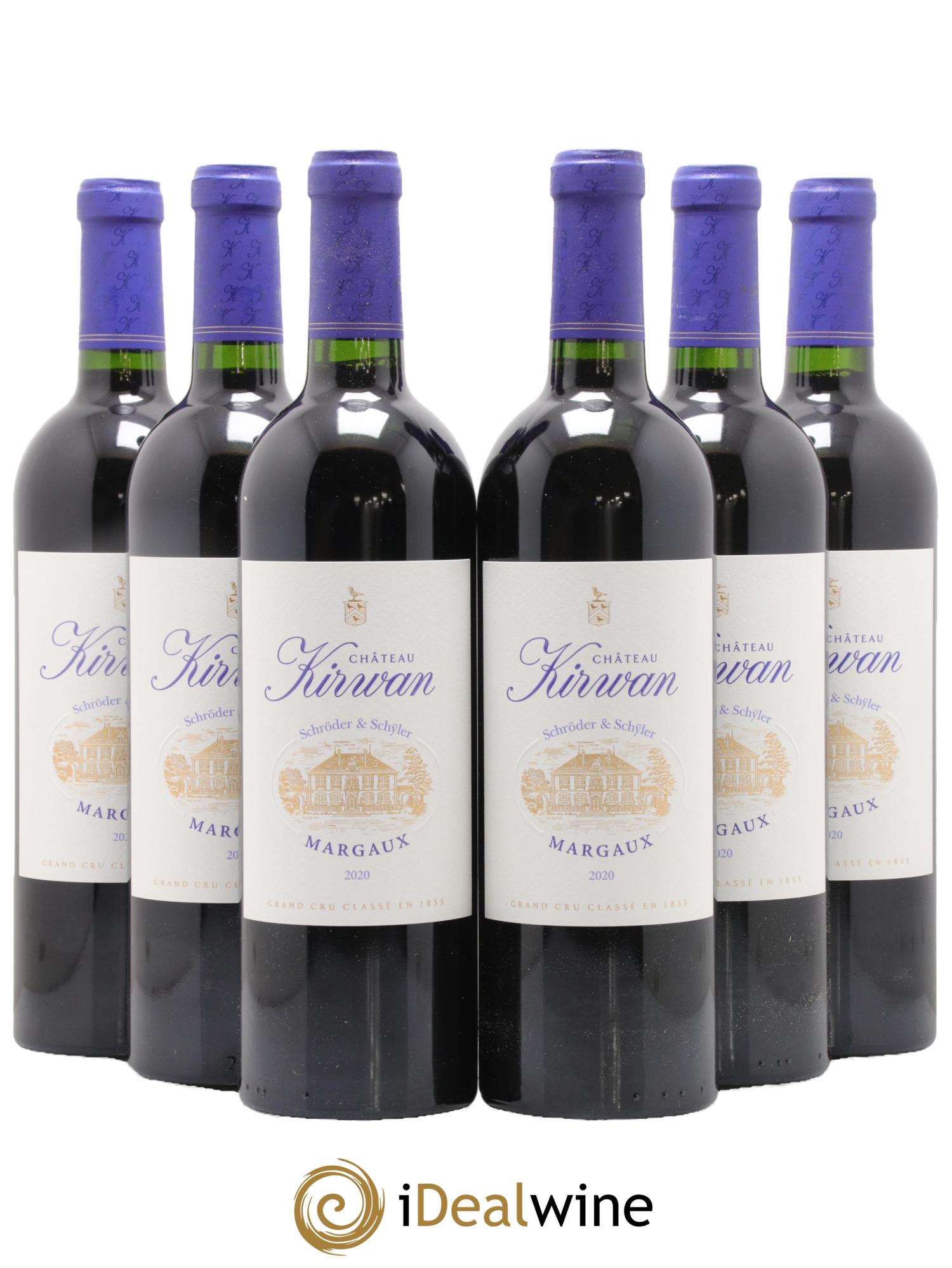 Château Kirwan 3ème Grand Cru Classé 2020 - Lot de 6 bouteilles - 0