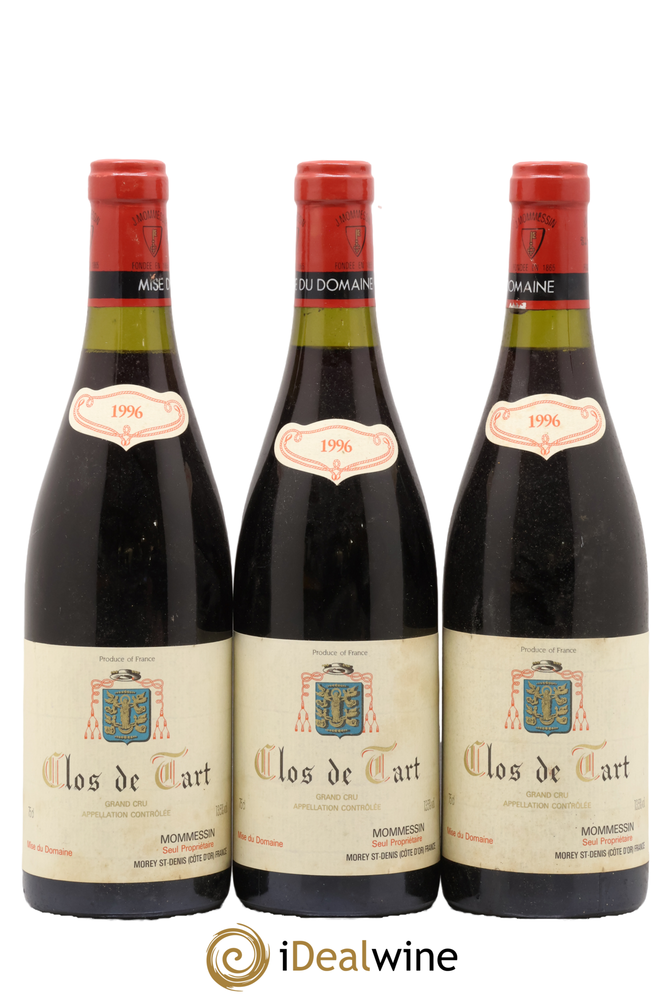 Clos de Tart Grand Cru Clos de Tart 1996 - Lot of 3 bottles - 0
