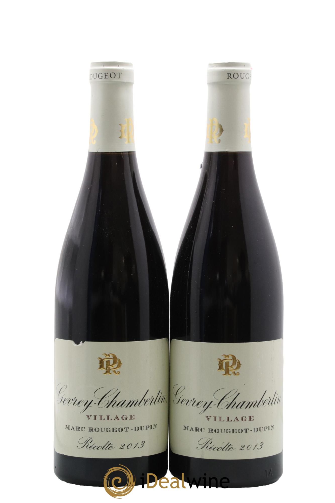 Gevrey-Chambertin Marc Rougeot-Dupin 2013 - Lot of 2 bottles - 0