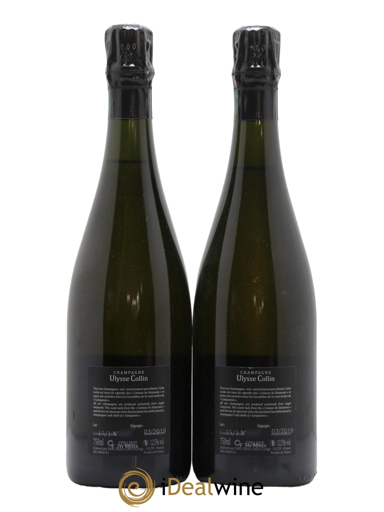 Les Maillons Blanc de Noirs Extra-Brut Ulysse Collin - Lot de 2 bouteilles - 1