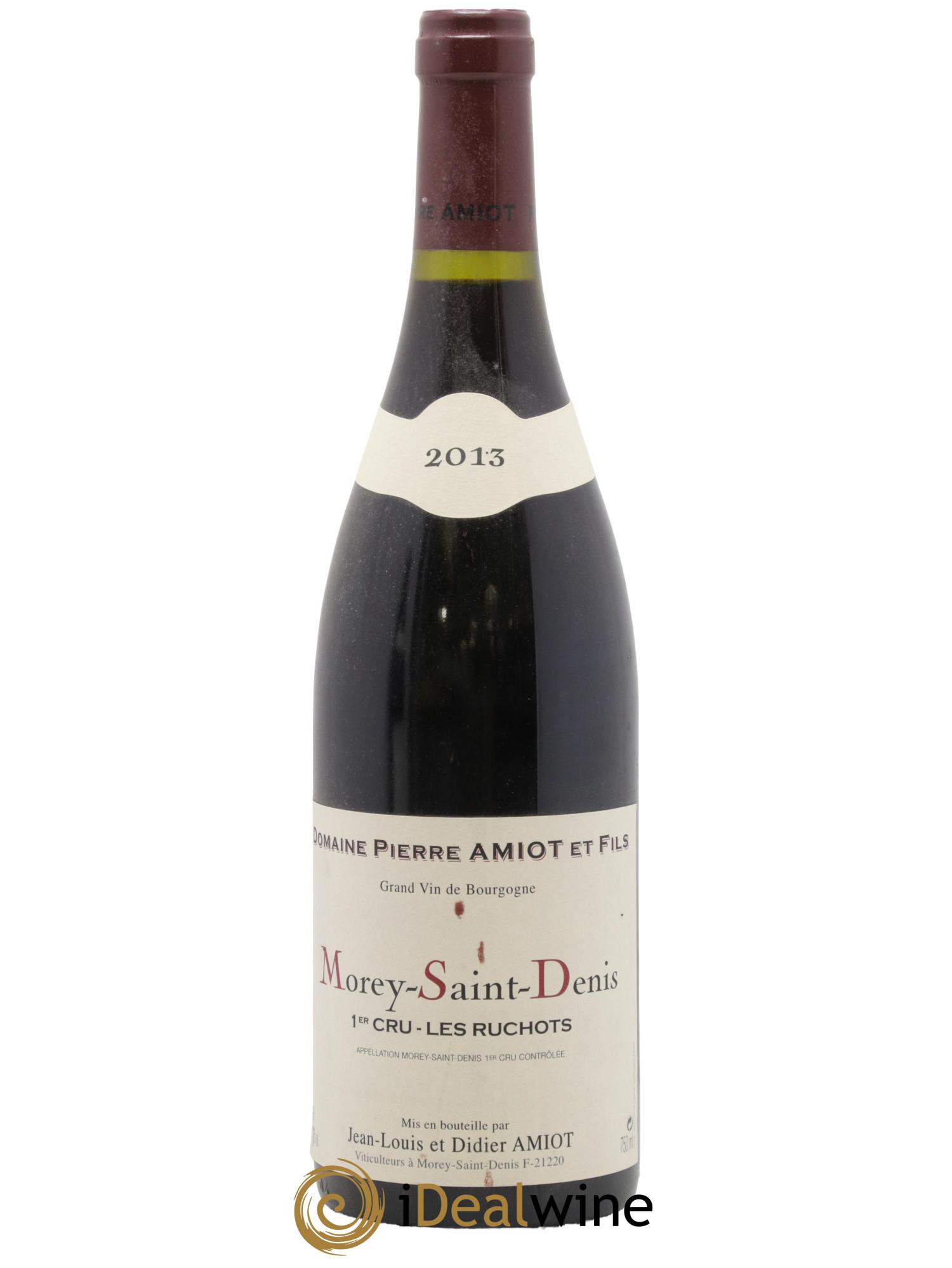 Morey-Saint-Denis 1er Cru Les Ruchots Pierre Amiot et Fils (Domaine) 2013 - Lot de 1 bouteille - 0