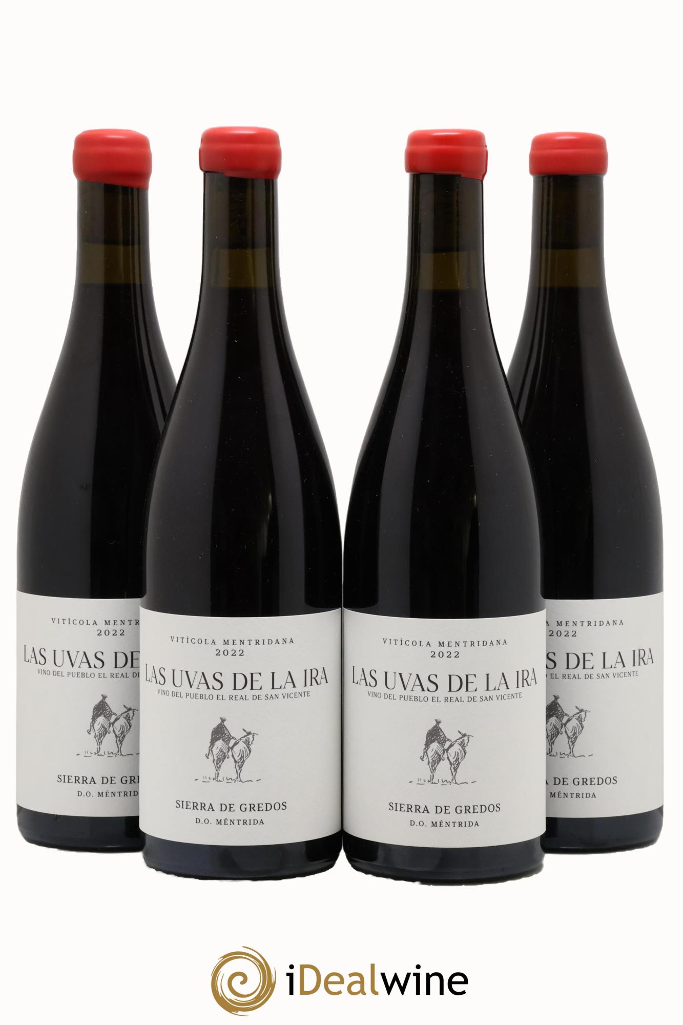 Méntrida DO Viticola Mentridana (anciennement Daniel Jimenez-Landi) Las Uvas de la Ira 2022 - Lot of 4 bottles - 0