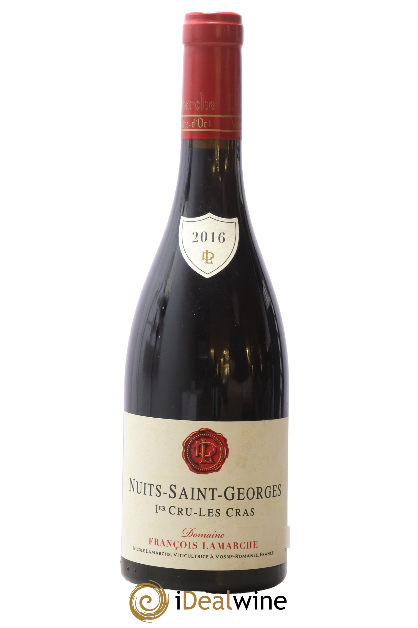 Nuits-Saint-Georges 1er Cru Les Cras Lamarche (Domaine) 2016 - Lot de 1 bouteille - 0