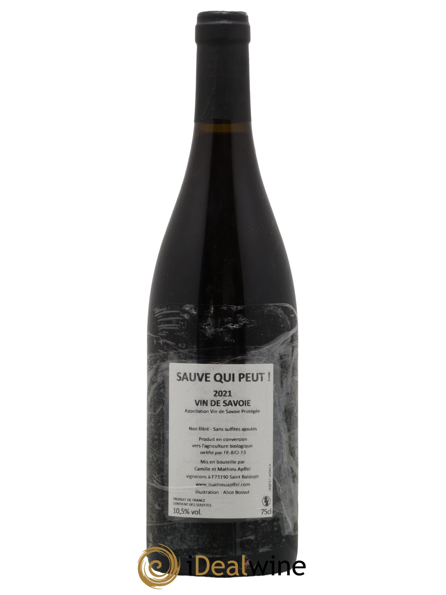 Vin de Savoie Sauve qui Peut Matheu Apffel 2021 - Lot de 1 bouteille - 1