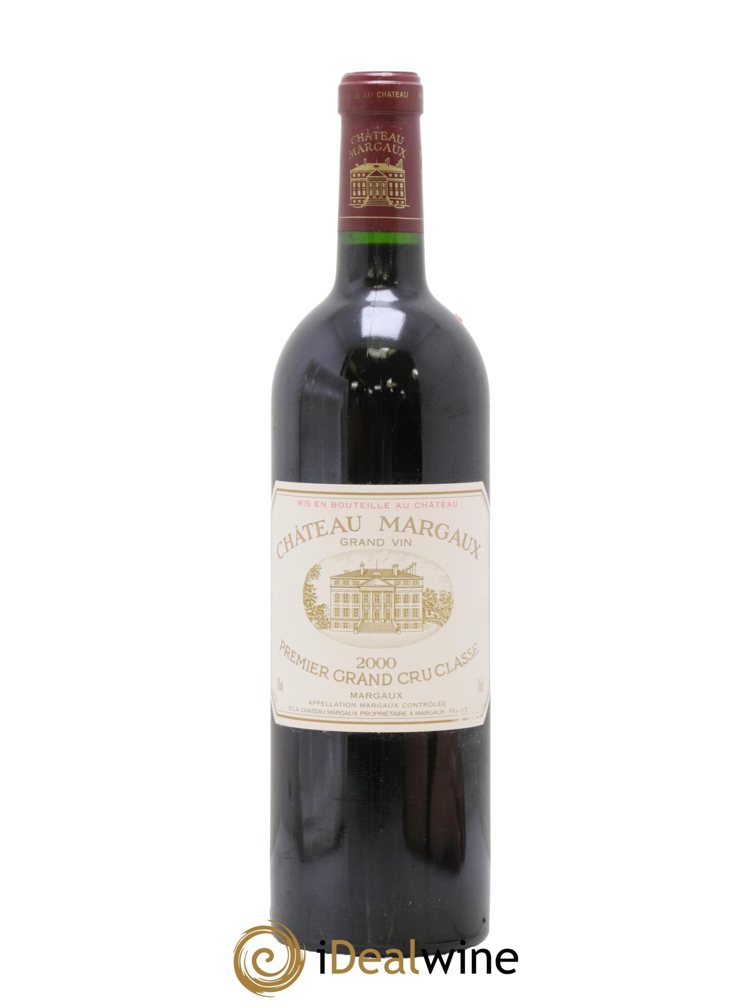 Château Margaux 1er Grand Cru Classé 2000 - Lot de 1 bouteille - 0