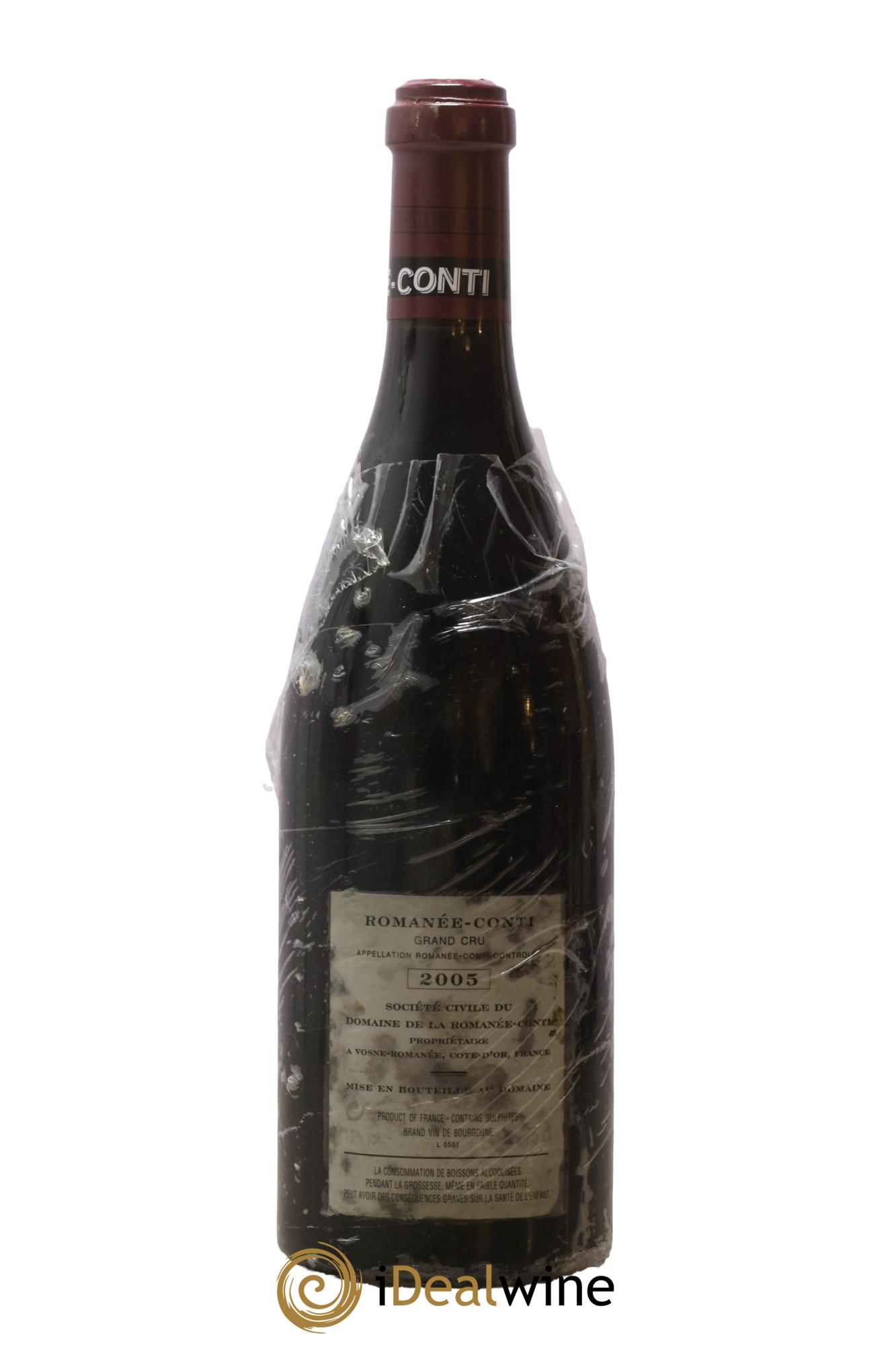 Romanée-Conti Grand Cru Domaine de la Romanée-Conti 2005 - Lot de 1 bouteille - 1