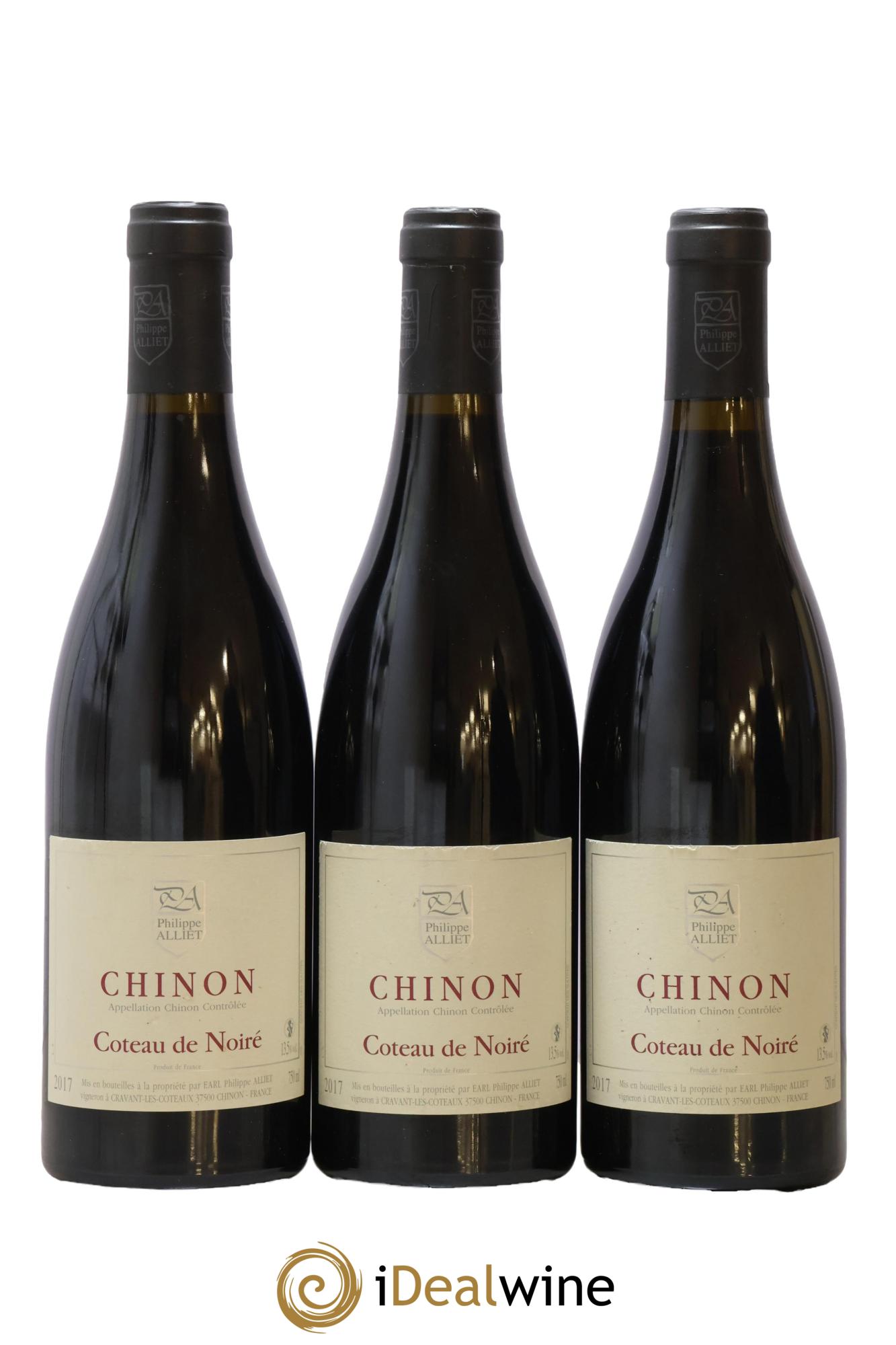 Chinon Coteau de Noiré Philippe Alliet 2017 - Posten von 3 Flaschen - 0