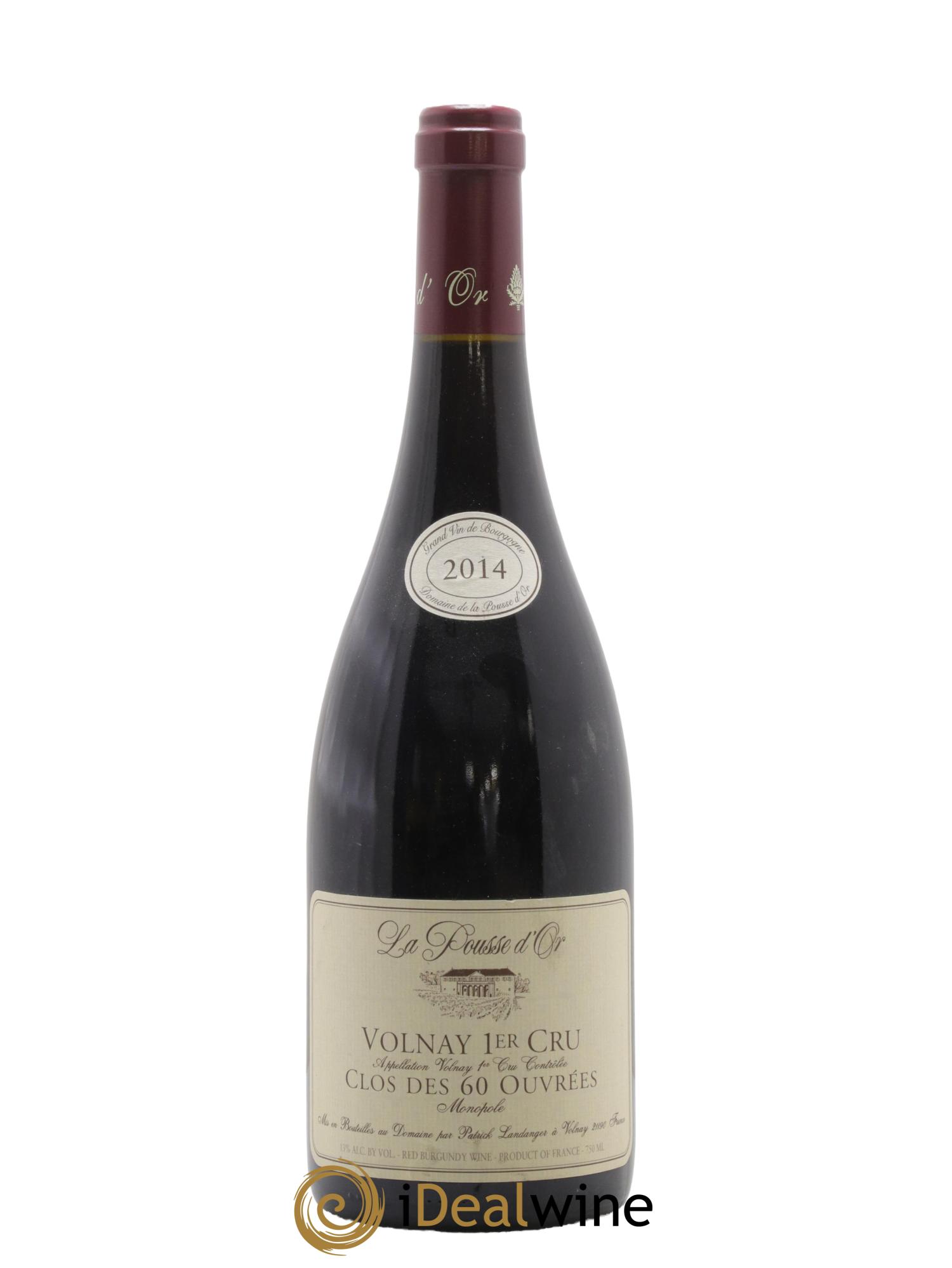 Volnay 1er Cru Clos des 60 ouvrées La Pousse d'Or (Domaine de) 2014 - Lotto di 1 bottiglia - 0