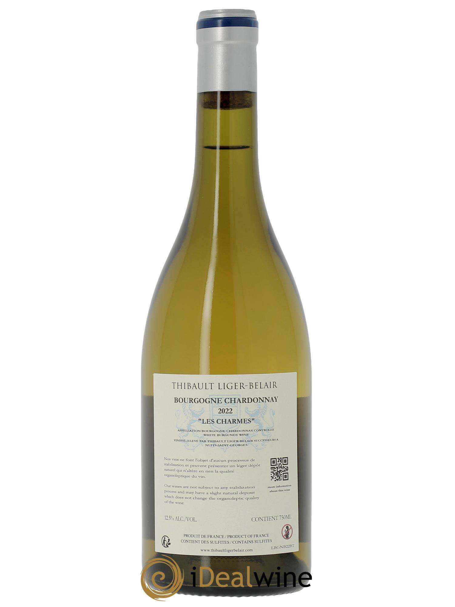 Bourgogne Les Charmes Thibault Liger-Belair  2022 - Lot de 1 bouteille - 1