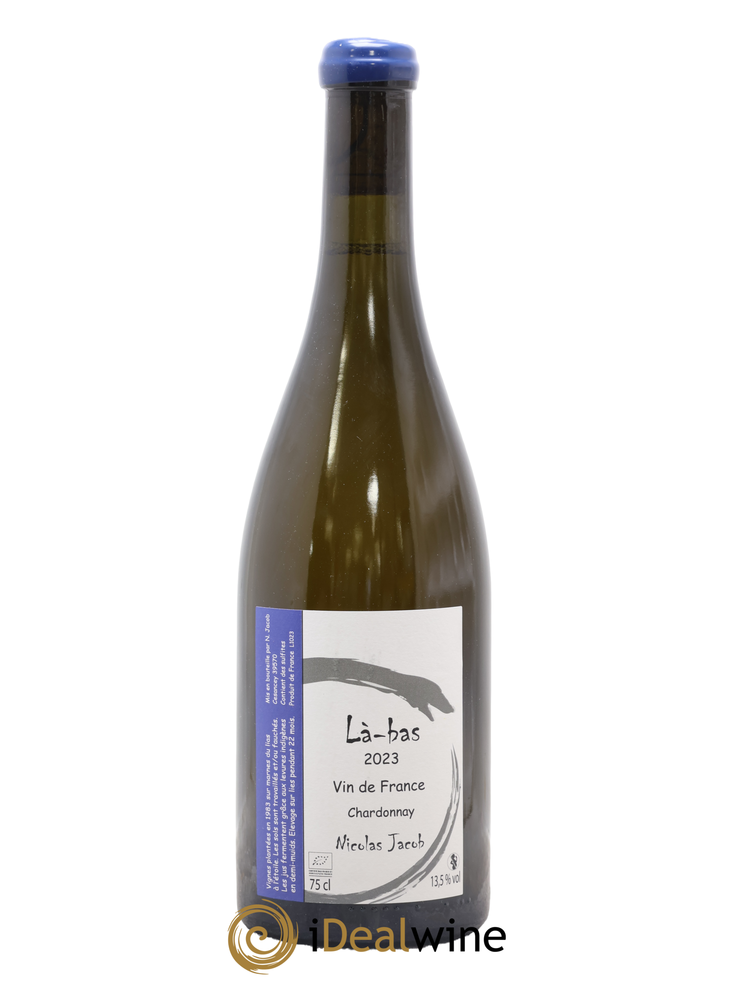 Vin de France Là-Bas Chardonnay Nicolas Jacob 2023 - Lot of 1 bottle - 0