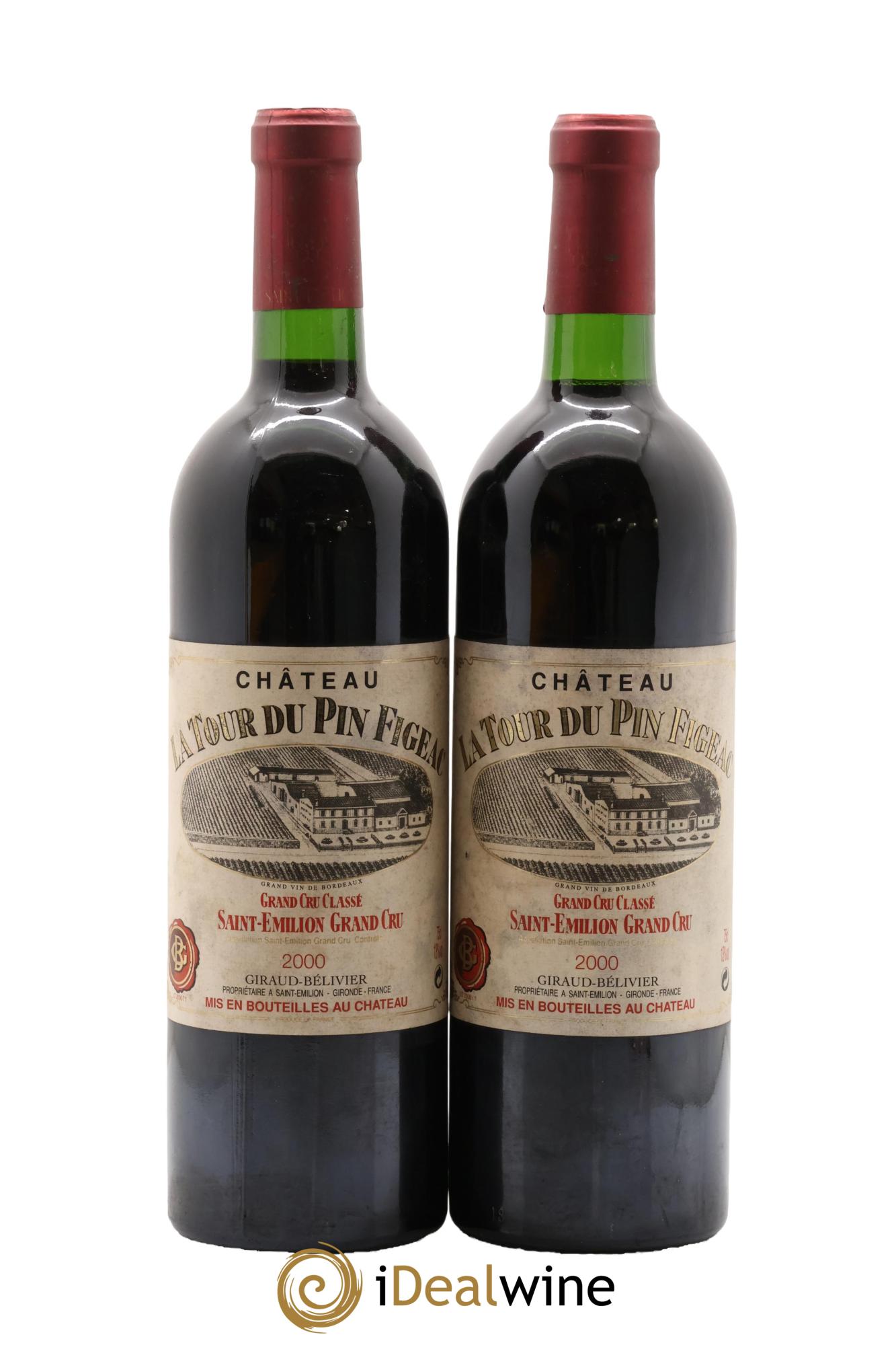 Château la Tour du Pin Figeac 2000 - Lotto di 2 bottiglie - 0