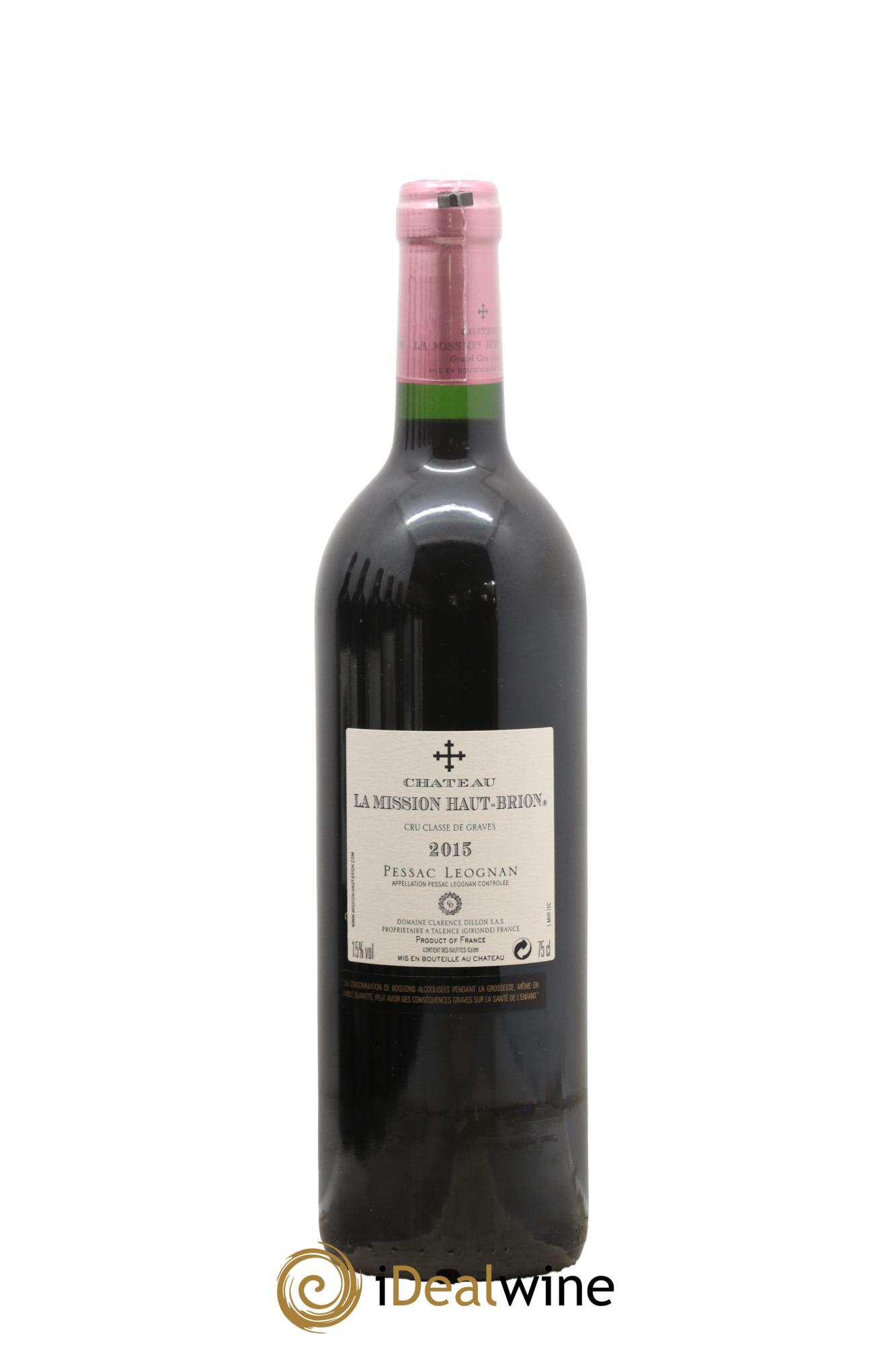 Château la Mission Haut-Brion Cru Classé de Graves 2015 - Lot of 1 bottle - 1