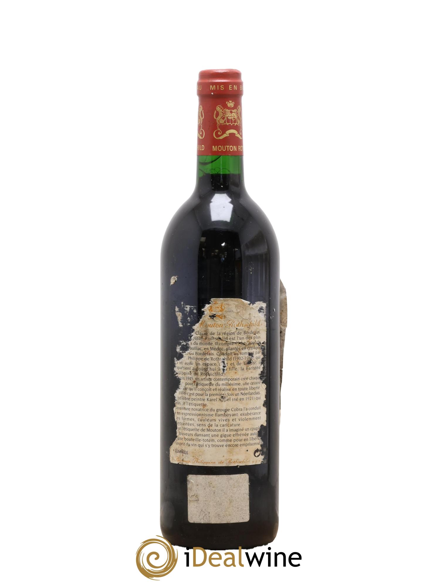 Château Mouton Rothschild 1er Grand Cru Classé 1994 - Posten von 1 Flasche - 1
