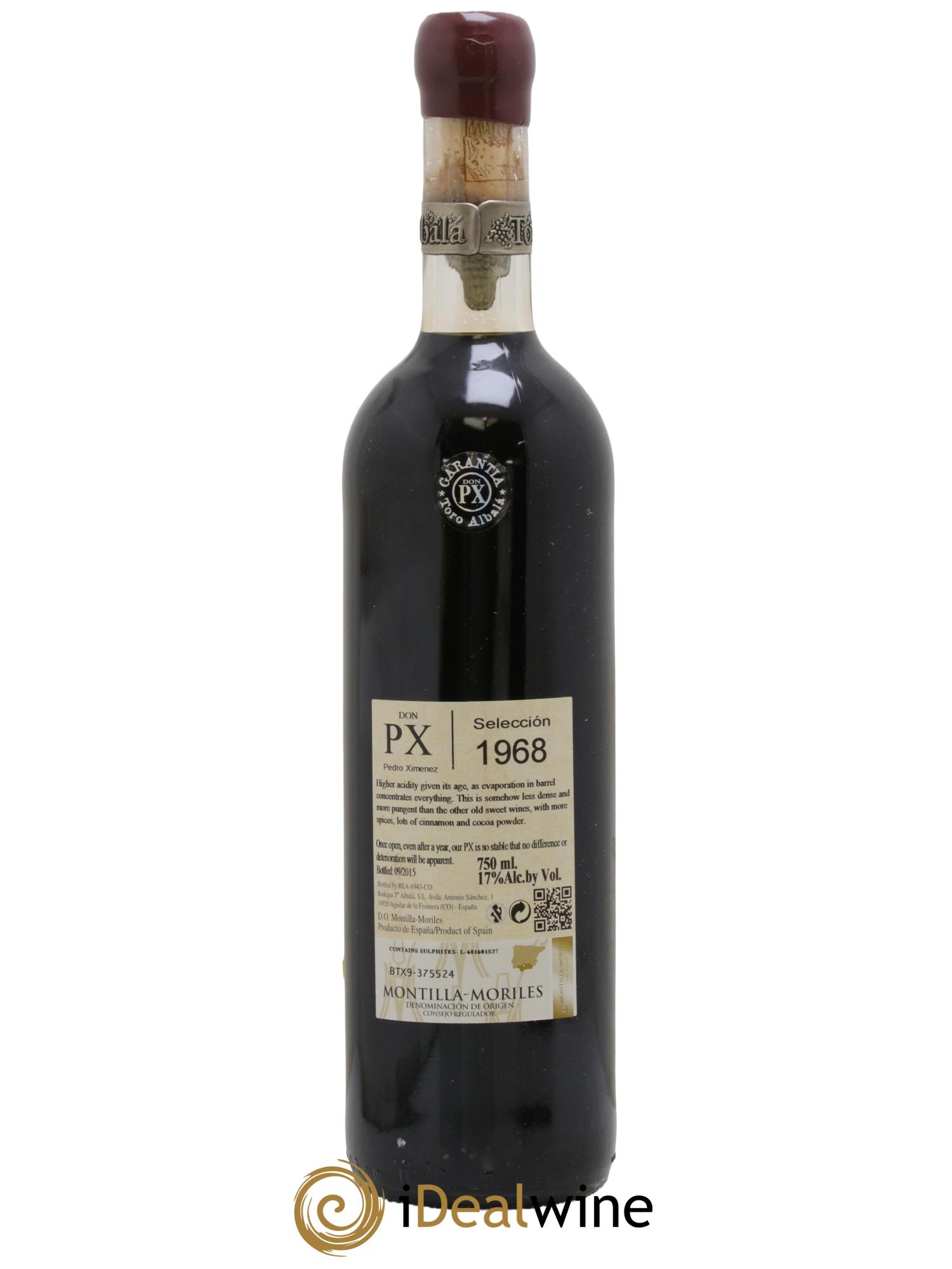Montilla Moriles Don PX Seleccion Toro Albala 1968 - Lot de 1 bouteille - 1