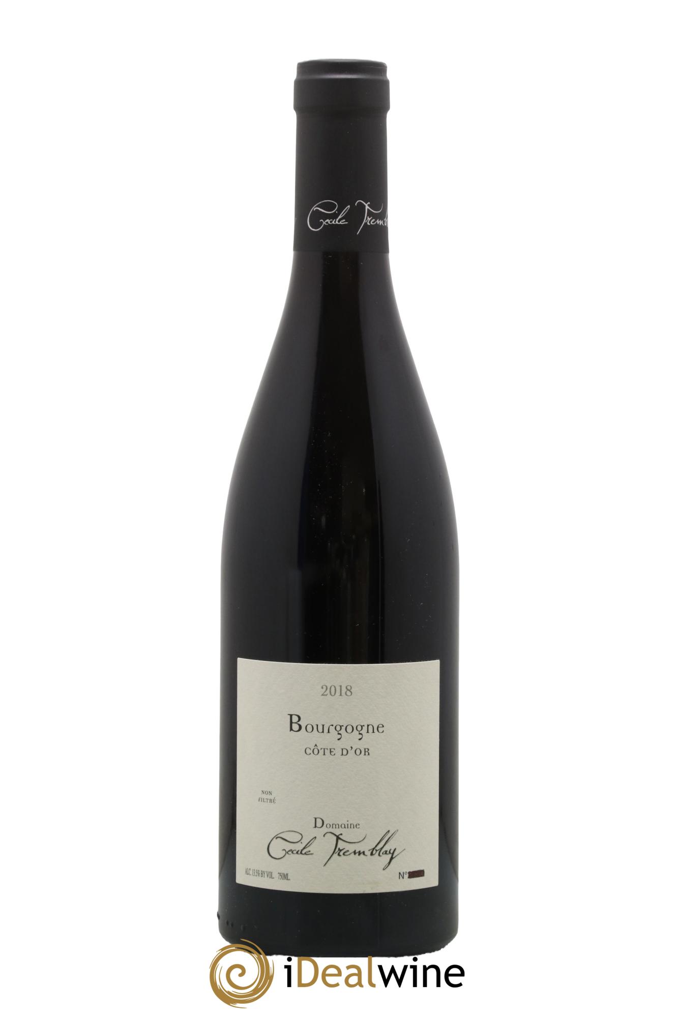Bourgogne Côte-d'Or Cécile Tremblay 2018 - Lot de 1 bouteille - 0