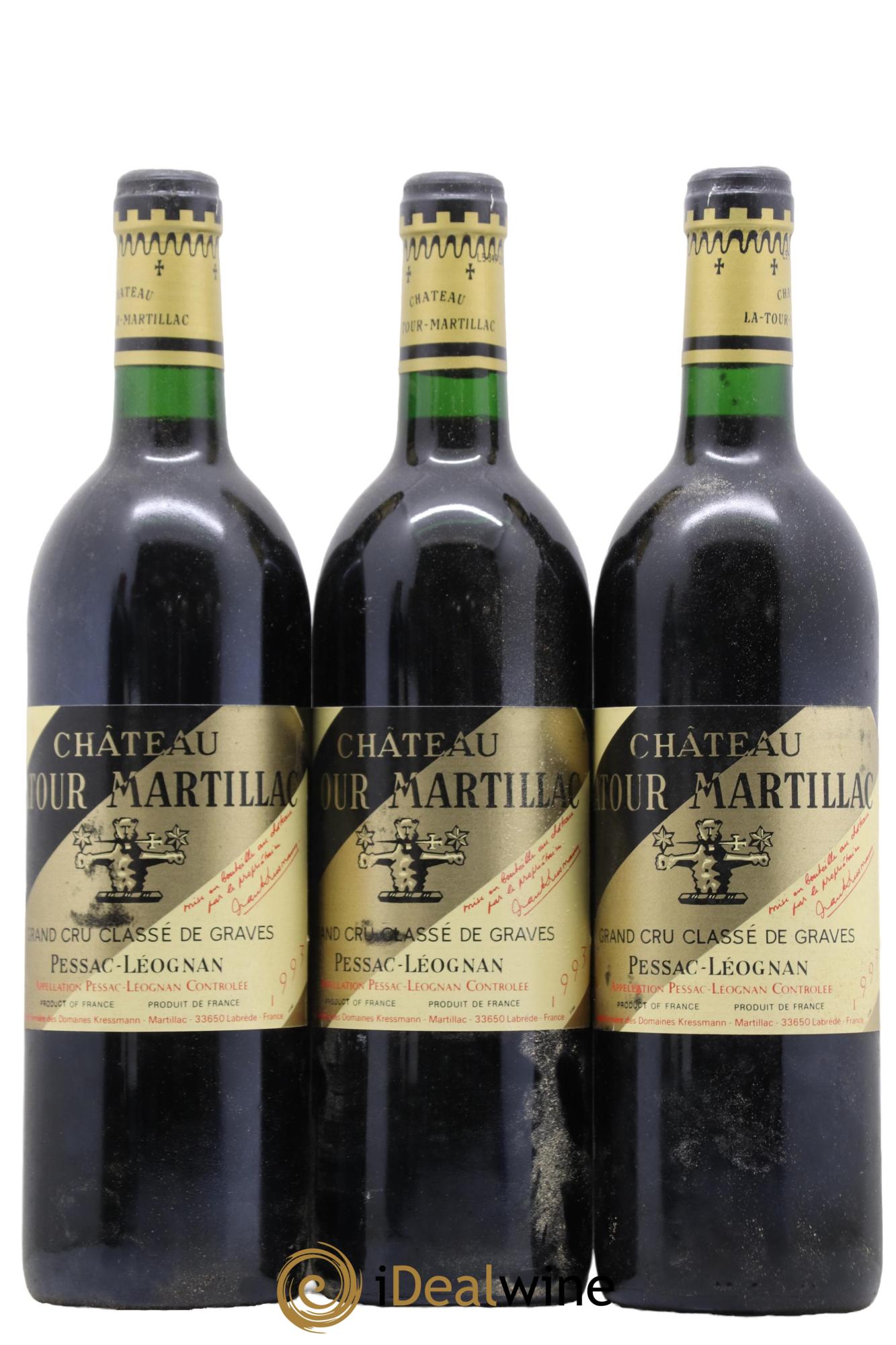 Château Latour-Martillac Cru Classé de Graves 1993 - Lot de 6 bouteilles - 2