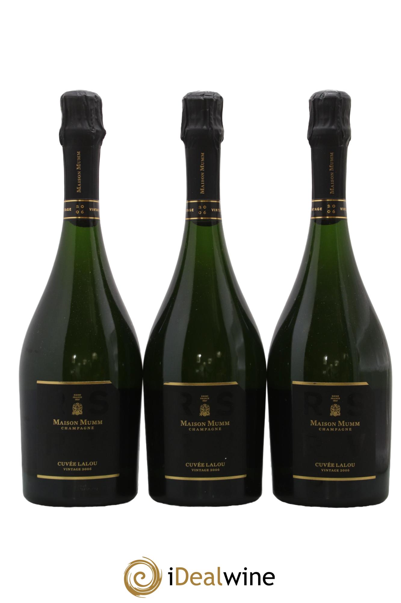 RSRV cuvée Lalou Mumm 2006 - Posten von 3 Flaschen - 0