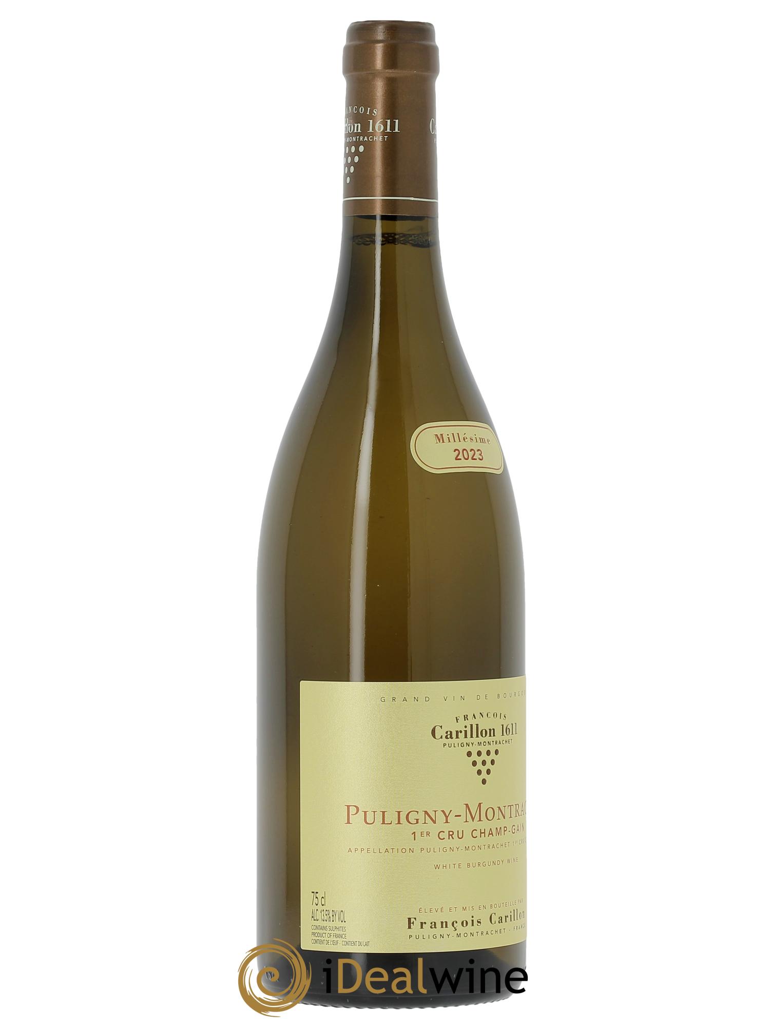 Puligny-Montrachet 1er Cru Champ-Gain François Carillon  2023 - Lot de 1 bouteille - 2