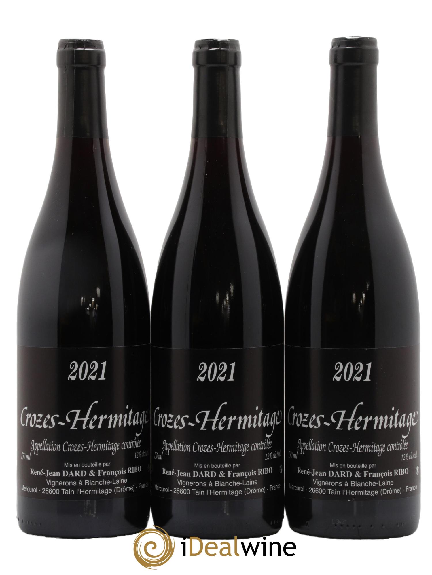 Crozes-Hermitage Dard et Ribo (Domaine) 2021 - Lotto di 3 bottiglie - 0
