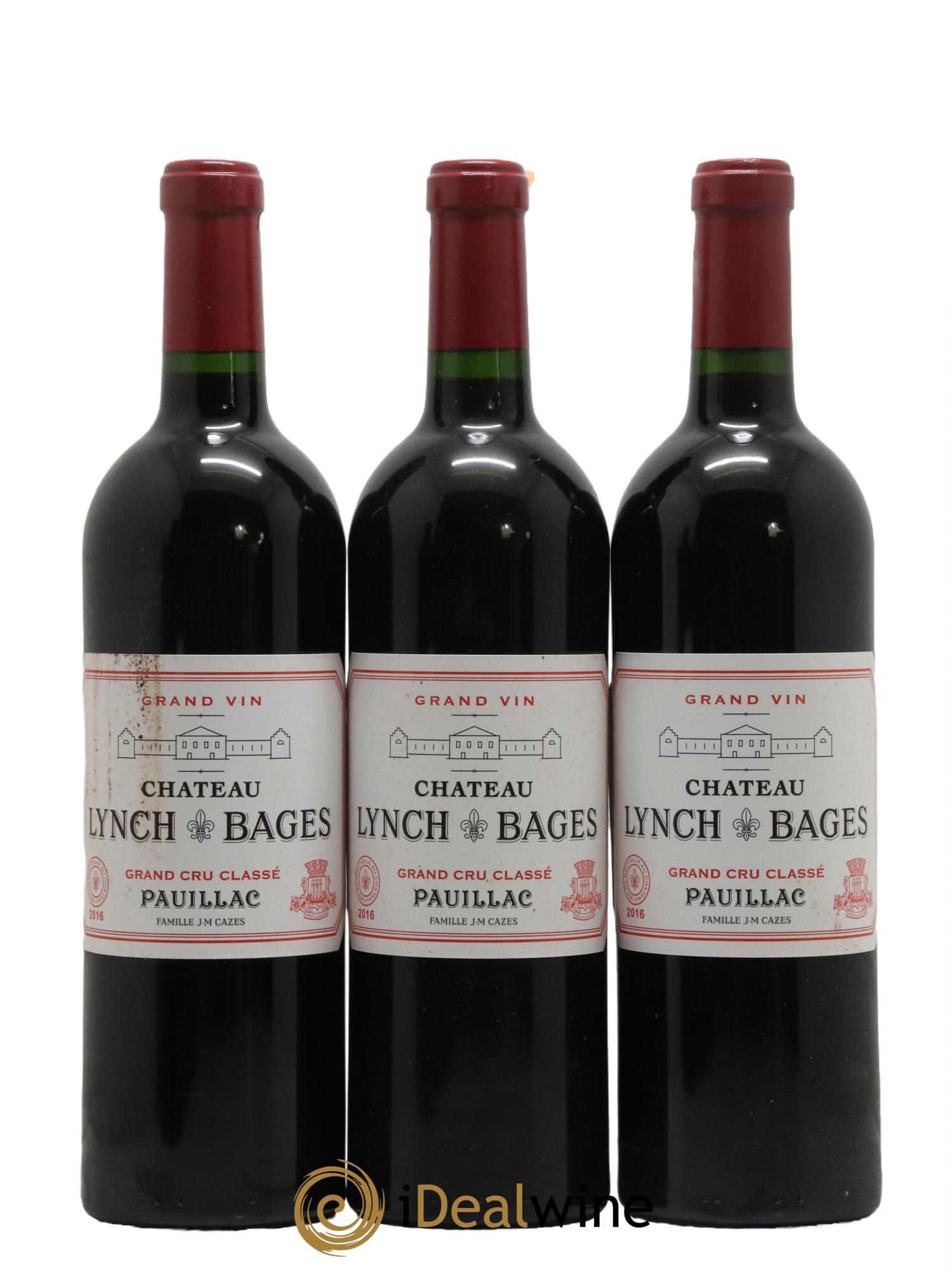 Château Lynch Bages 5ème Grand Cru Classé 2016 - Lot de 6 bouteilles - 1