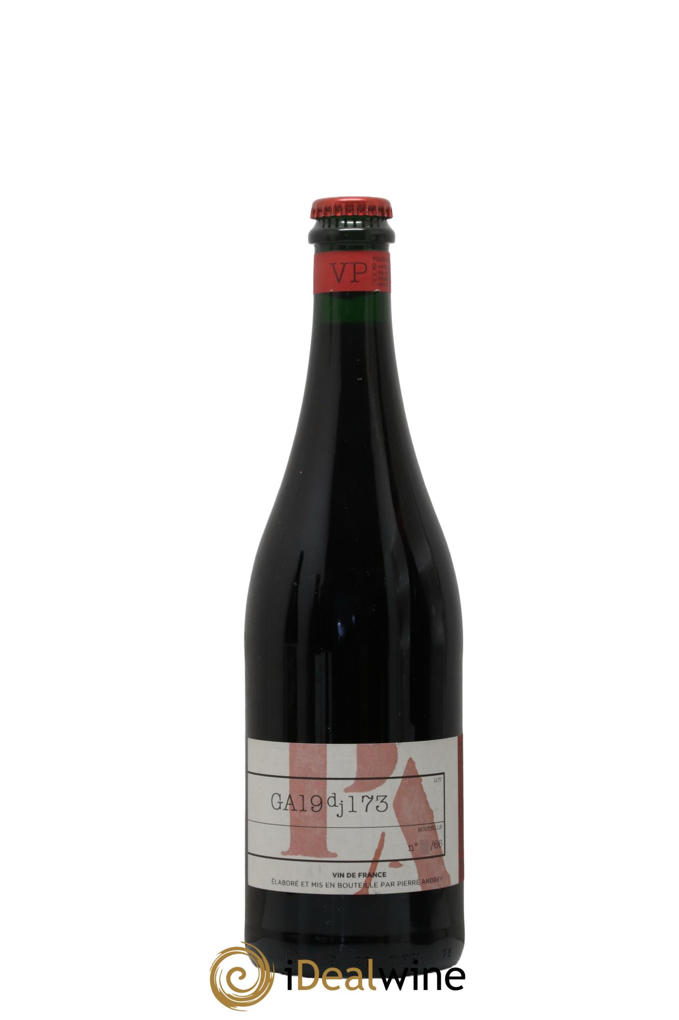 Vin de France Verba Pampinea Gamay Florence Bouleaux et Pierre Andrey DJ173 2019 - Lot de 1 bouteille - 0